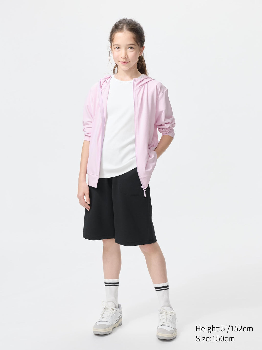 KIDS AIRism Cotton Half Pants - GRAY