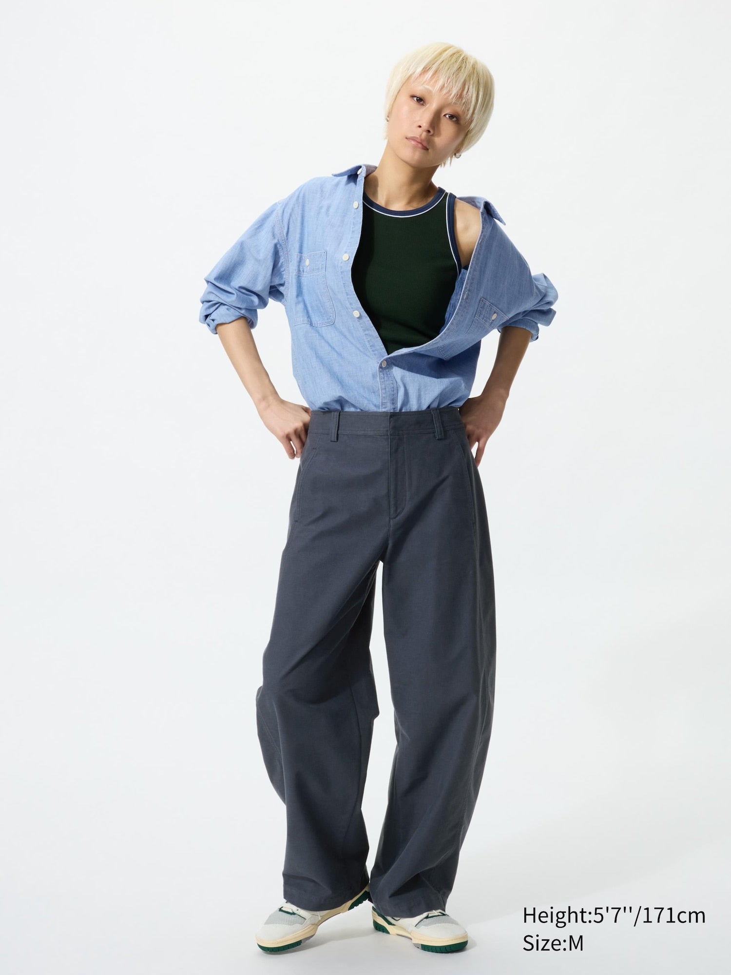 Jersey Barrel Leg Pants (Regular Length) - OFF WHITE