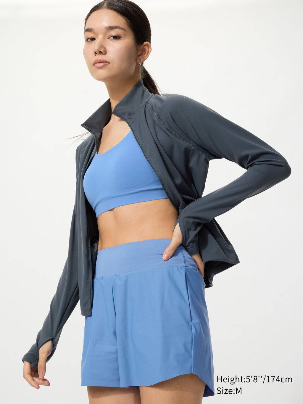 Ultra Stretch Active Full Zip Jacket - WHITE