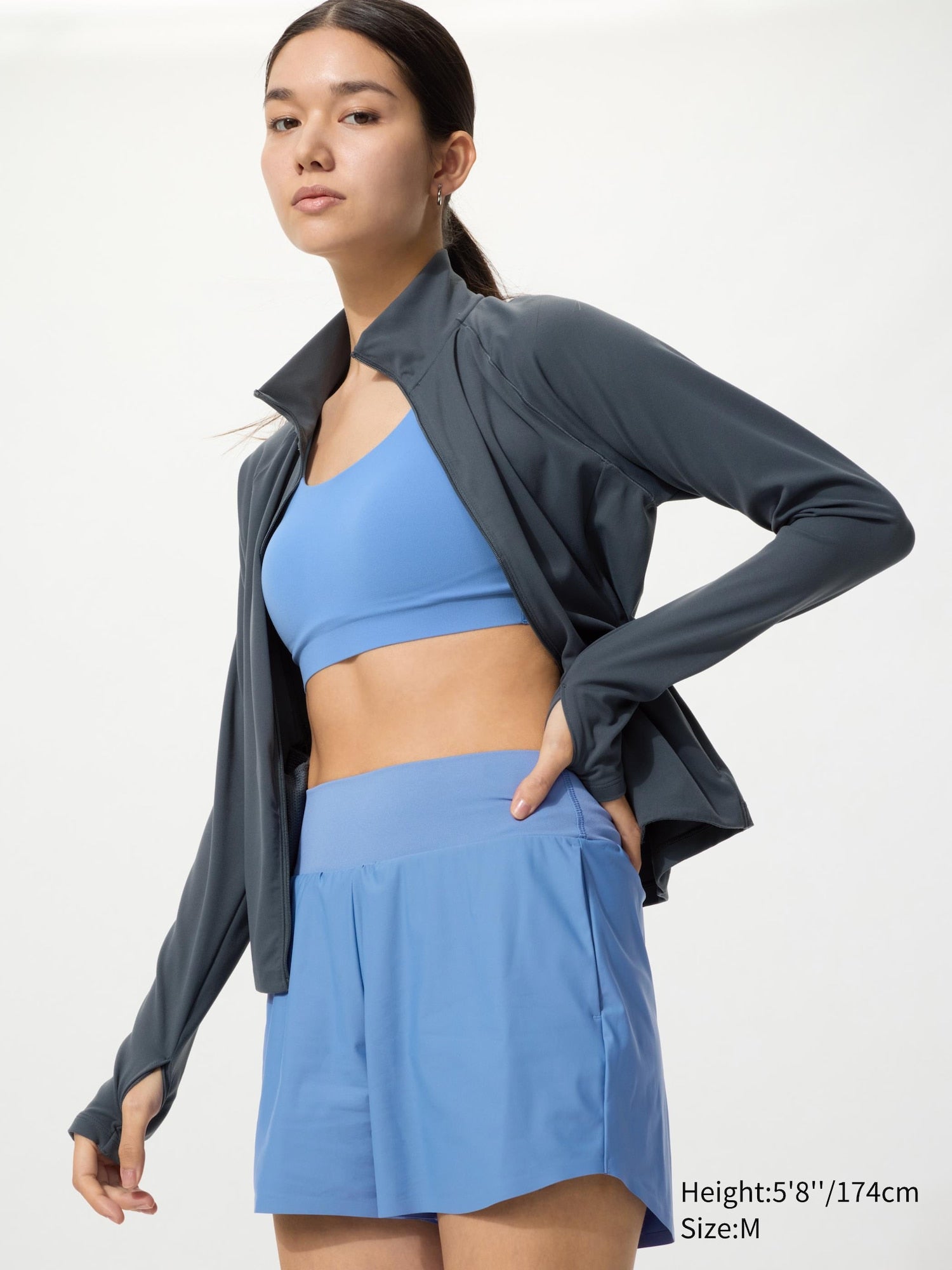 Ultra Stretch Active Full Zip Jacket - WHITE