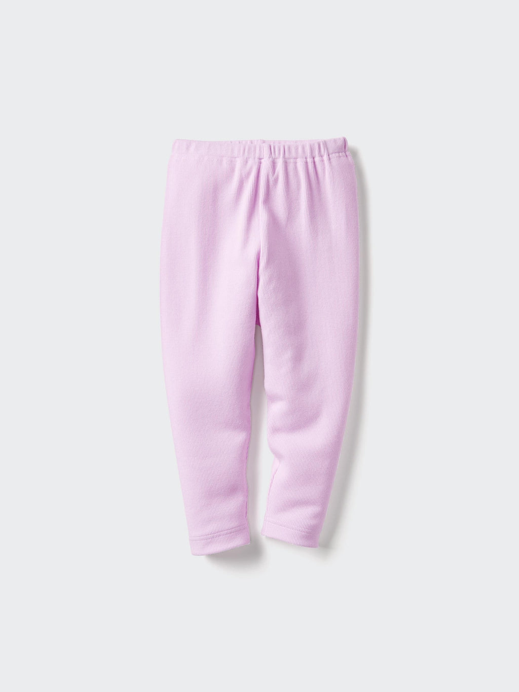 Relaxed Fit Leggings Ribbed - BLACK