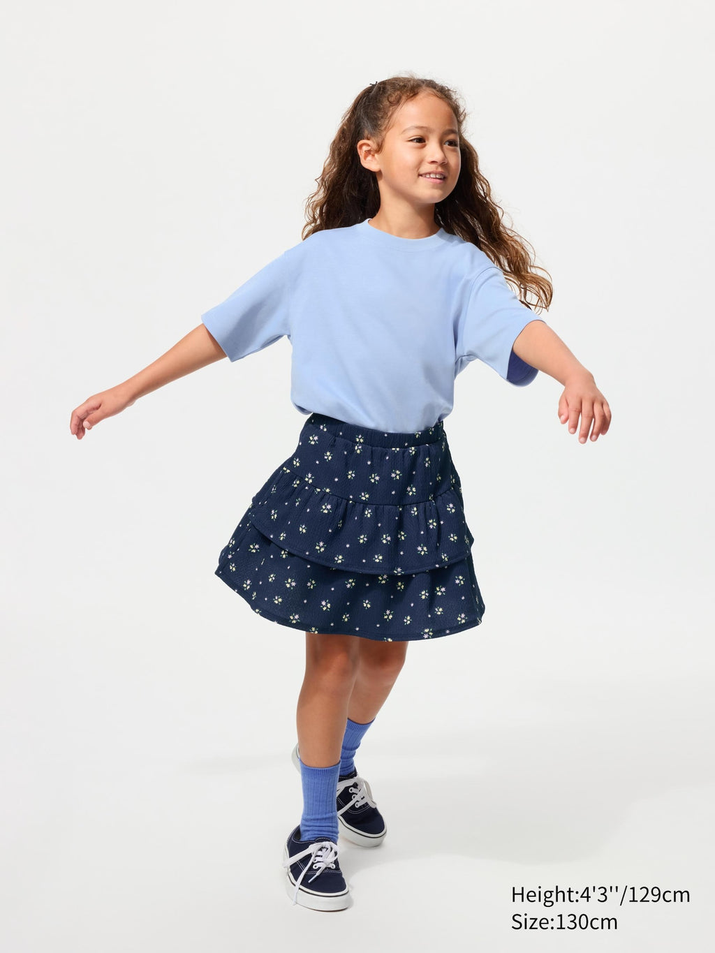 GIRLS Jersey Mini Skort - OFF WHITE