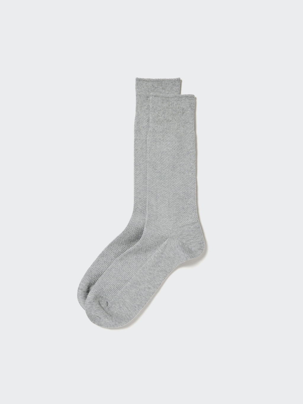 Supima Cotton Pique Socks - DARK GRAY