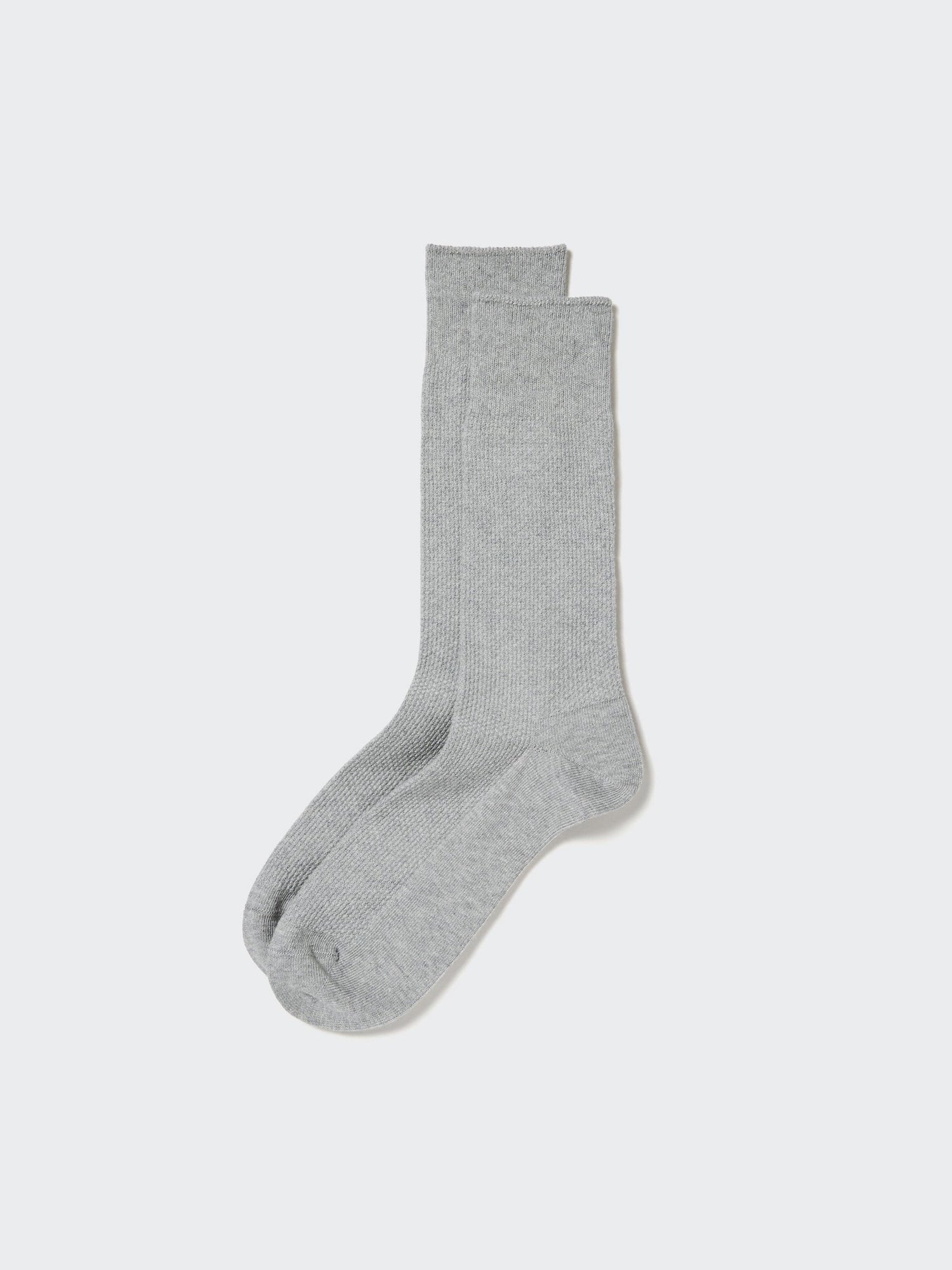 Supima Cotton Pique Socks - DARK GRAY
