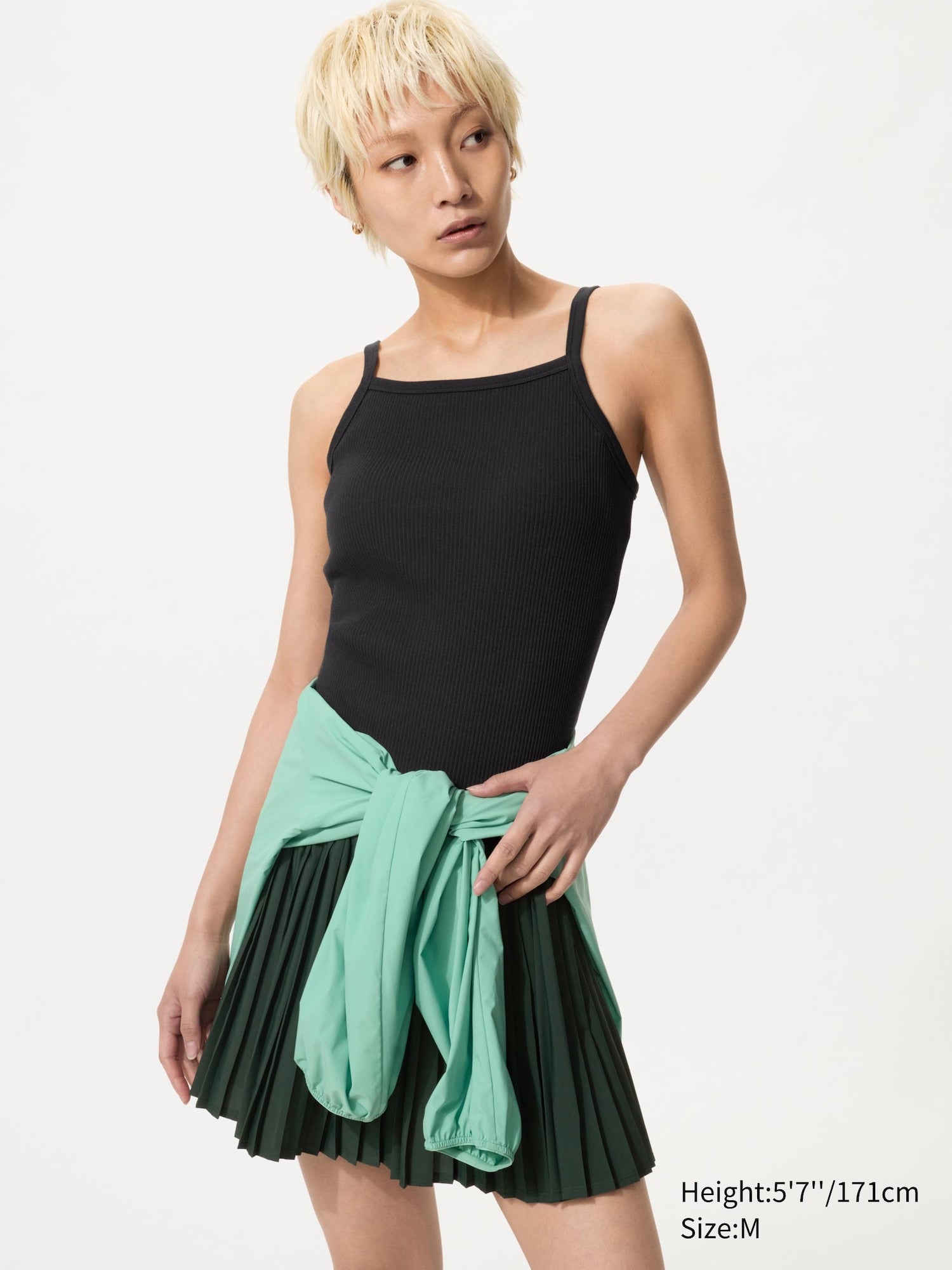 Square Neck Bra Camisole - OFF WHITE