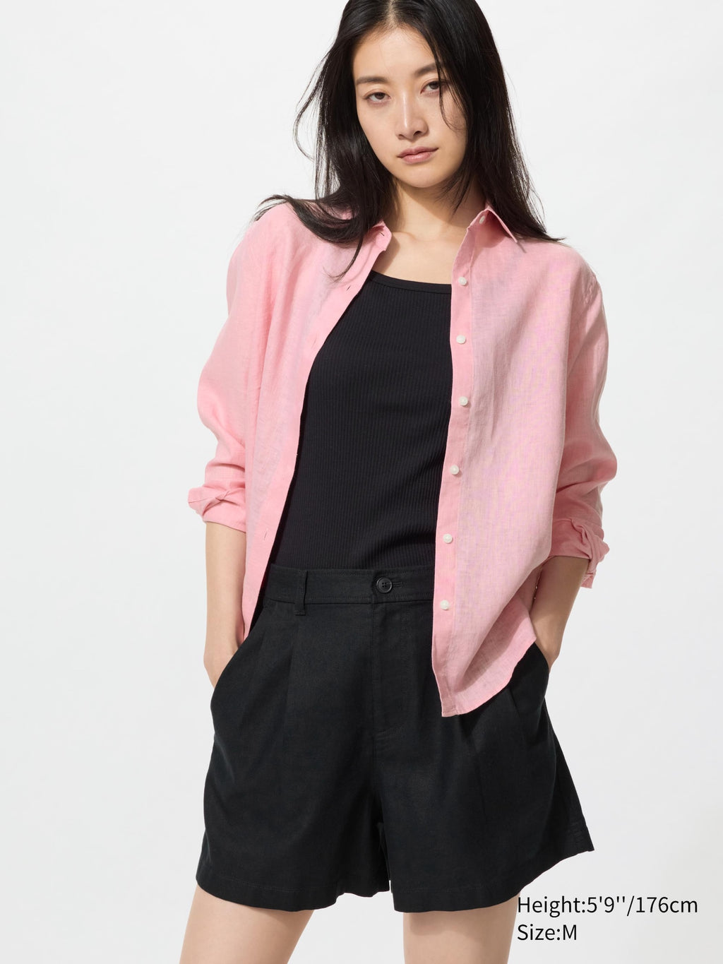 Linen Cotton Shorts - OFF WHITE