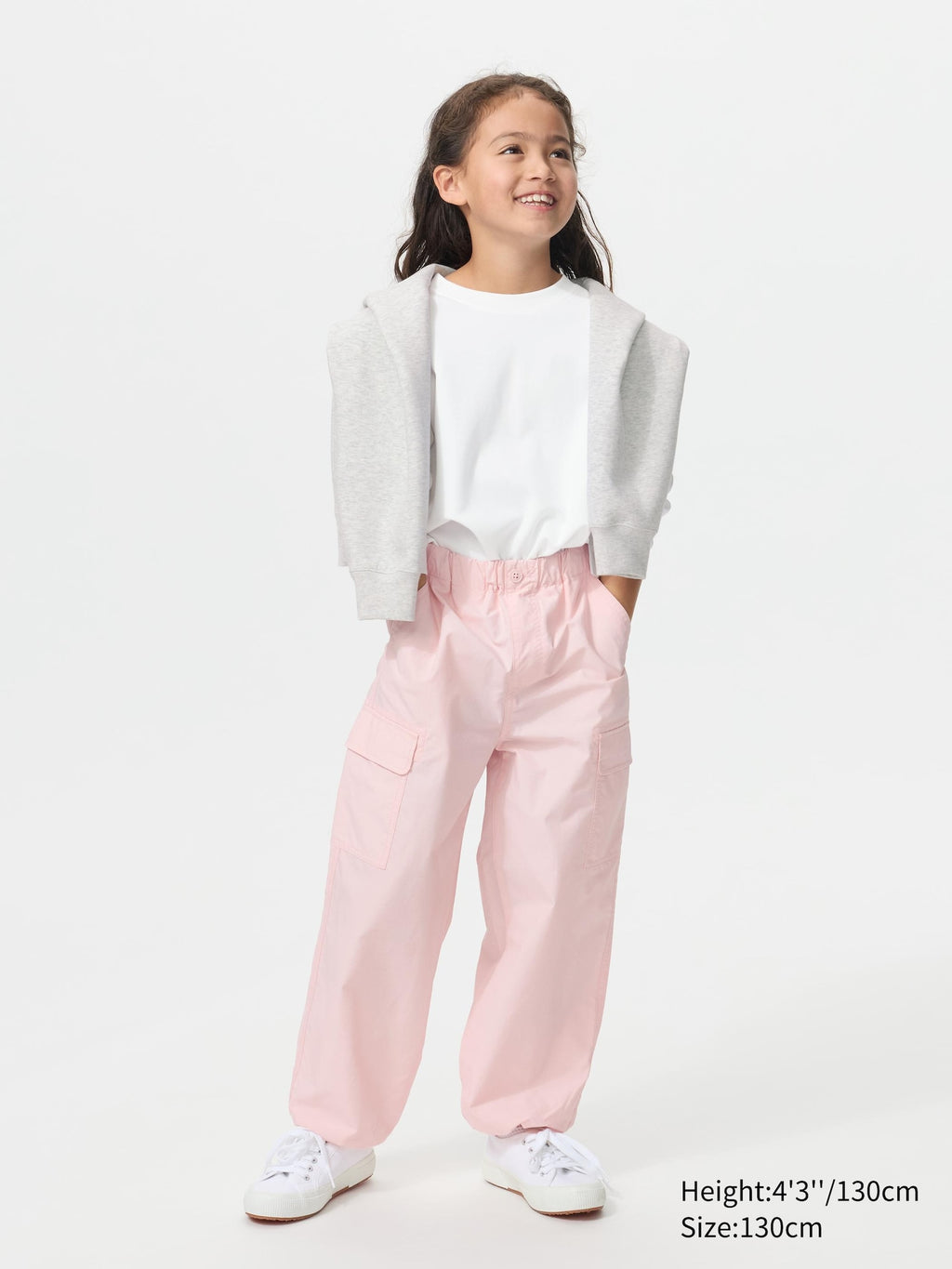 KIDS Cargo Jogger Pants - OFF WHITE