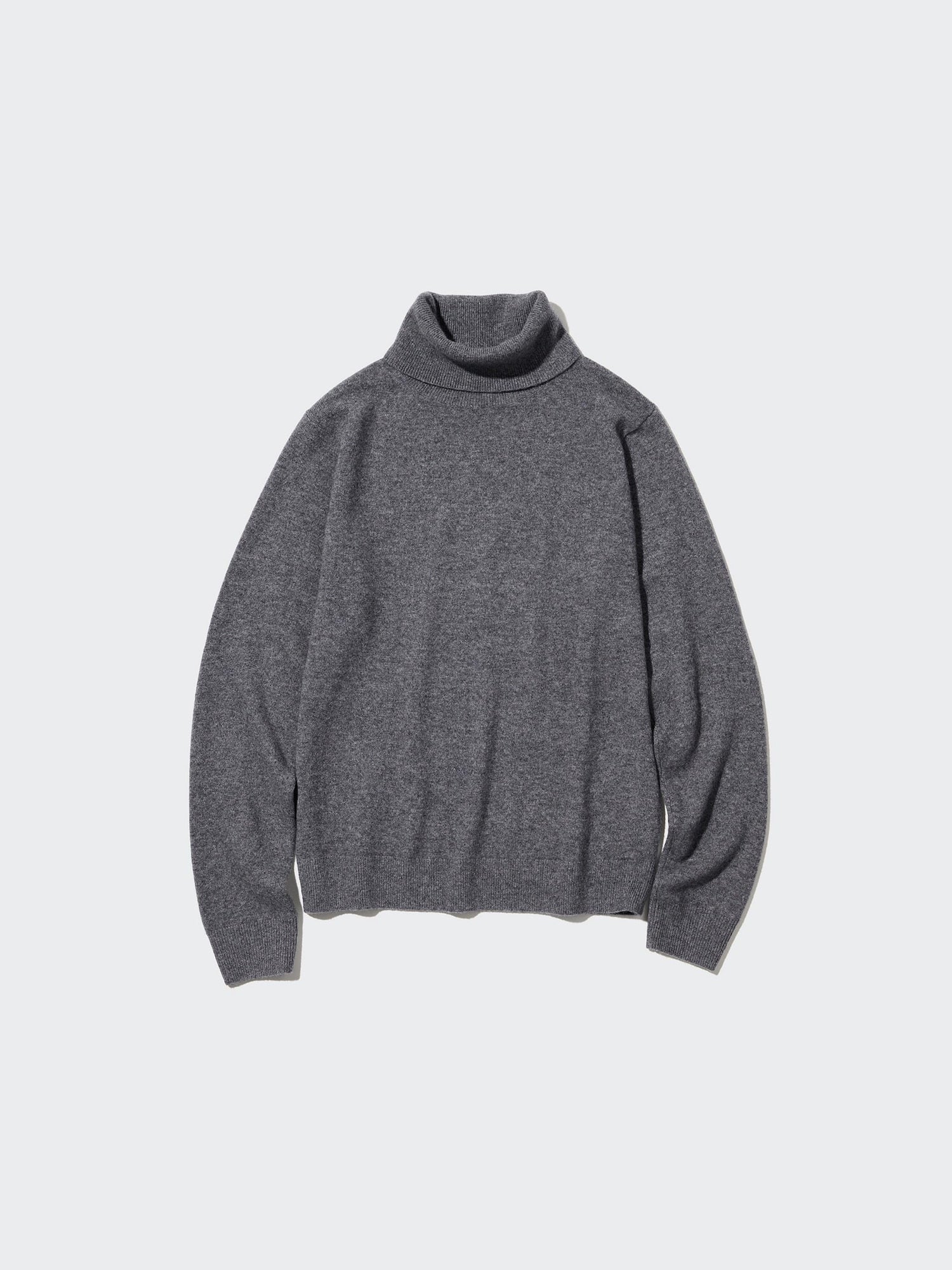 Cashmere Turtle Neck Sweater - PURPLE