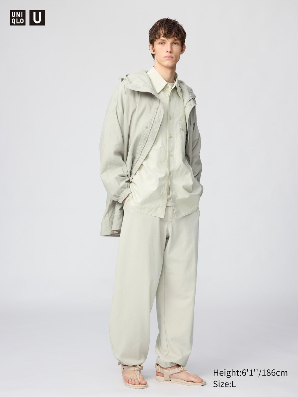 Sweat Curved Pants - GRAY