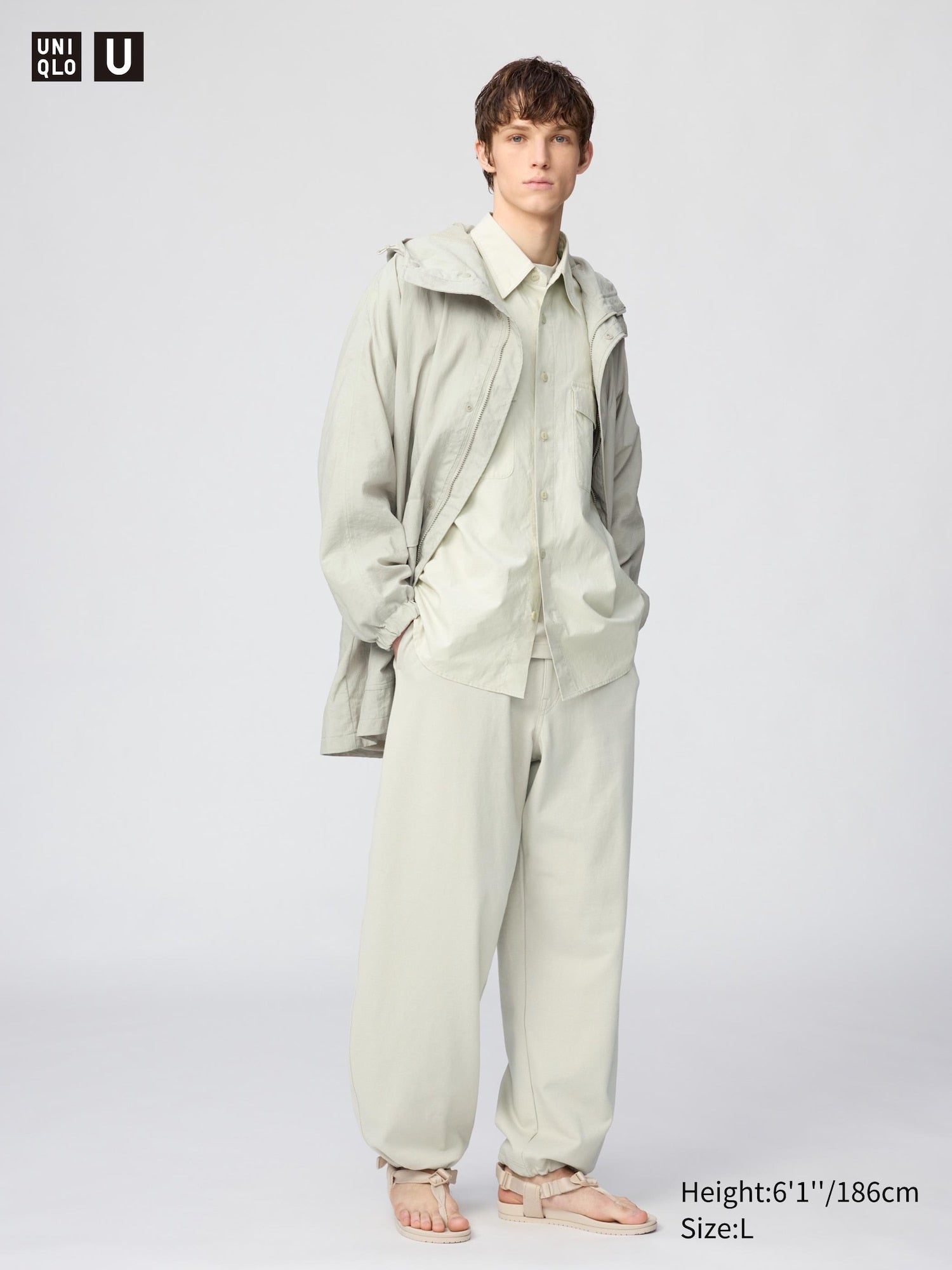 Sweat Curved Pants - GRAY