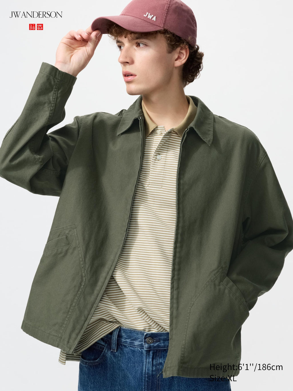 Zip Up Blouson - PINK