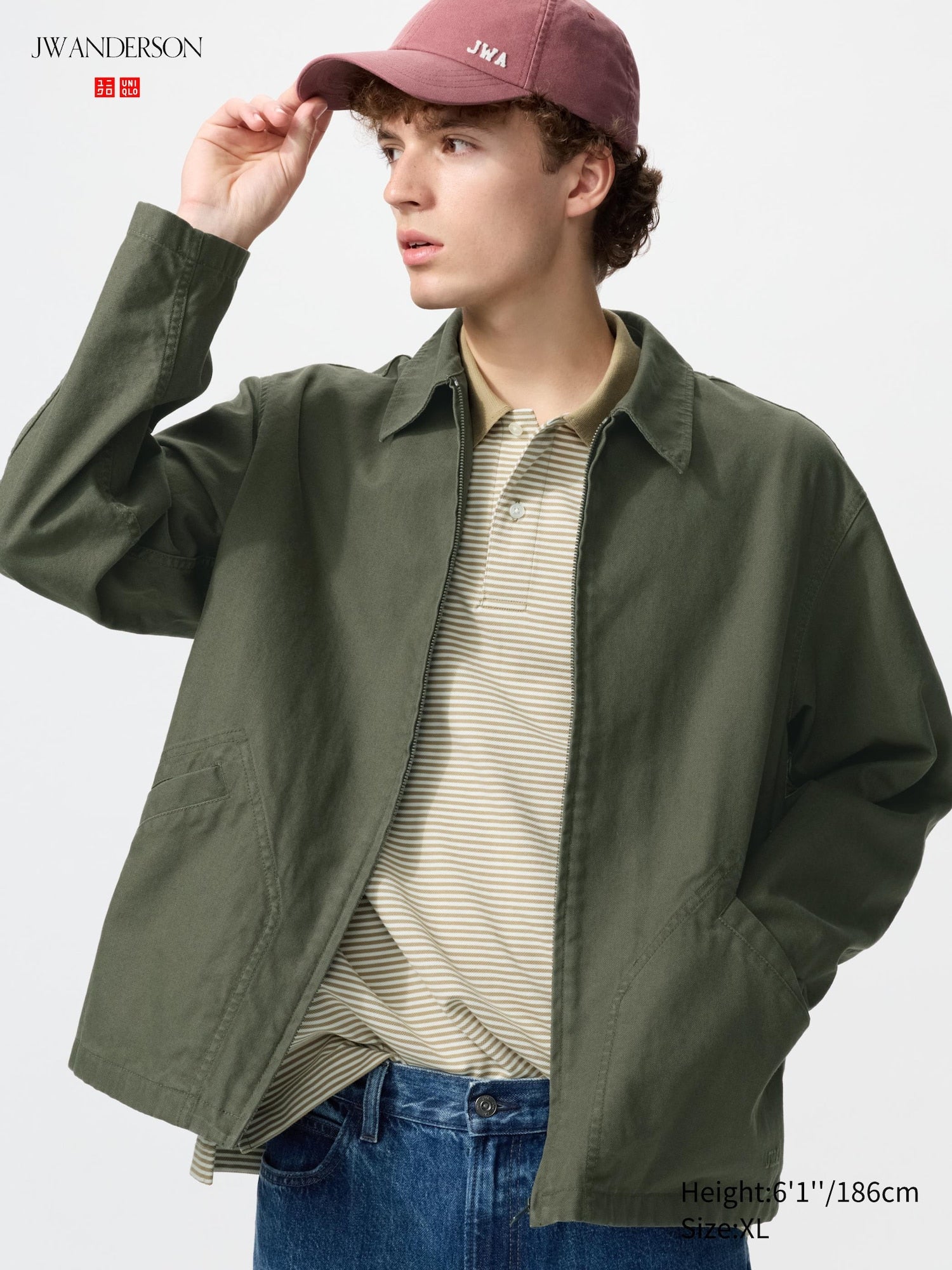 Zip Up Blouson - PINK