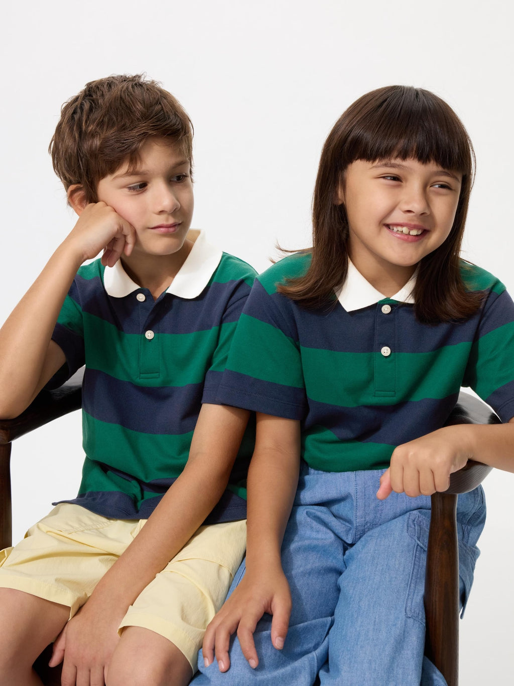 KIDS Dry Pique Polo Shirt - OFF WHITE