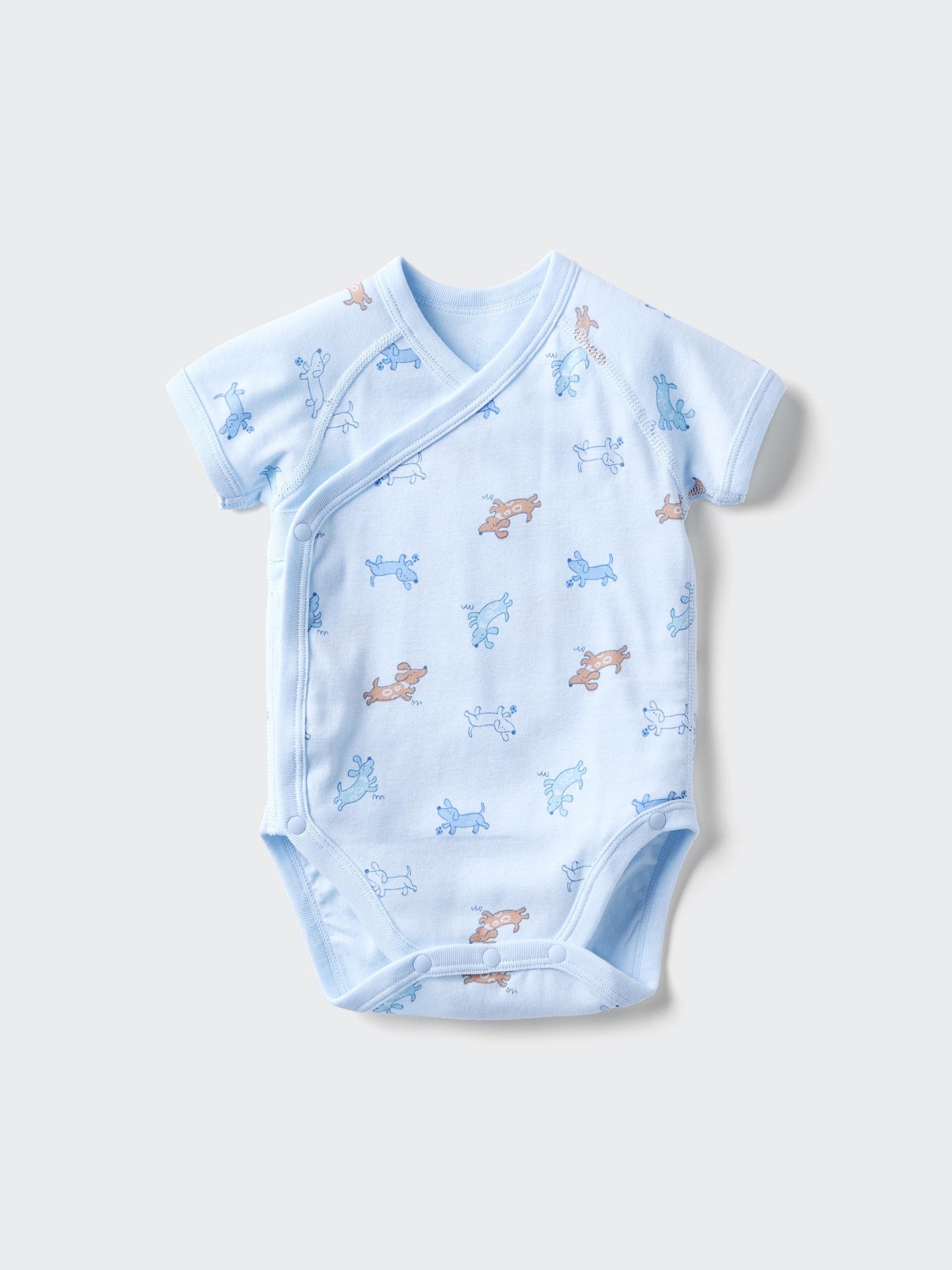 Bodysuit Short Sleeve Printed - PINK