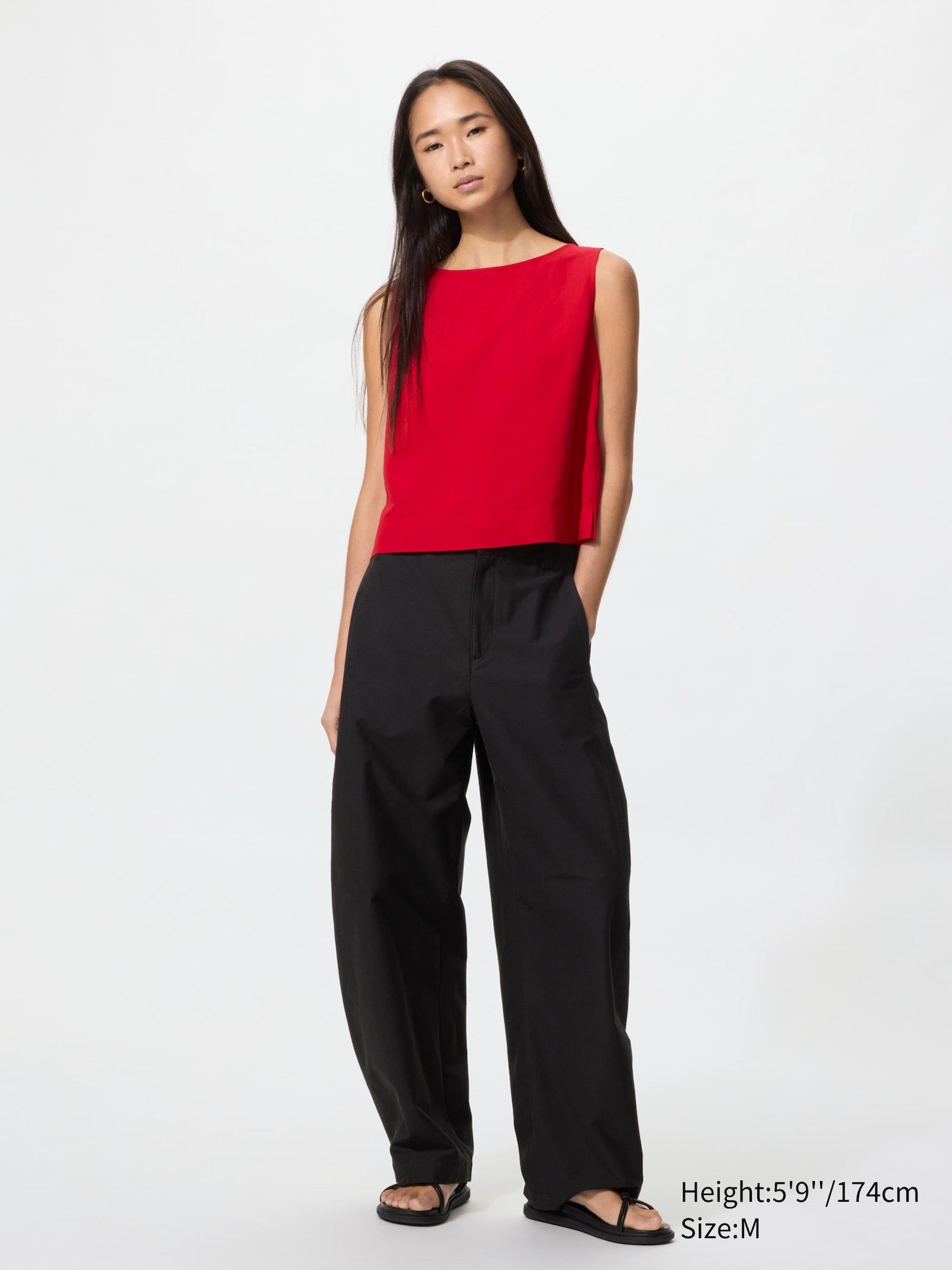 Jersey Barrel Leg Pants (Regular Length) - OFF WHITE