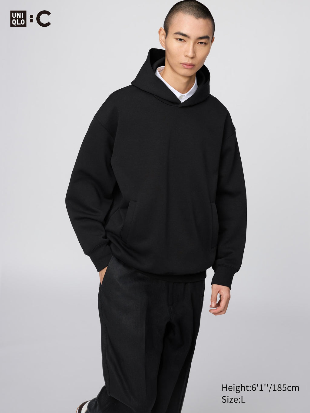 Sweat Oversized Hoodie - GRAY