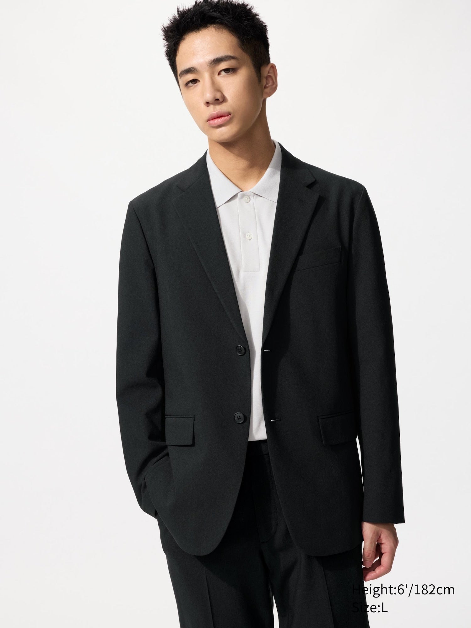 Miracle Air Jacket (AirSense Jacket) (Wool Like) (Co-ord) - DARK GRAY