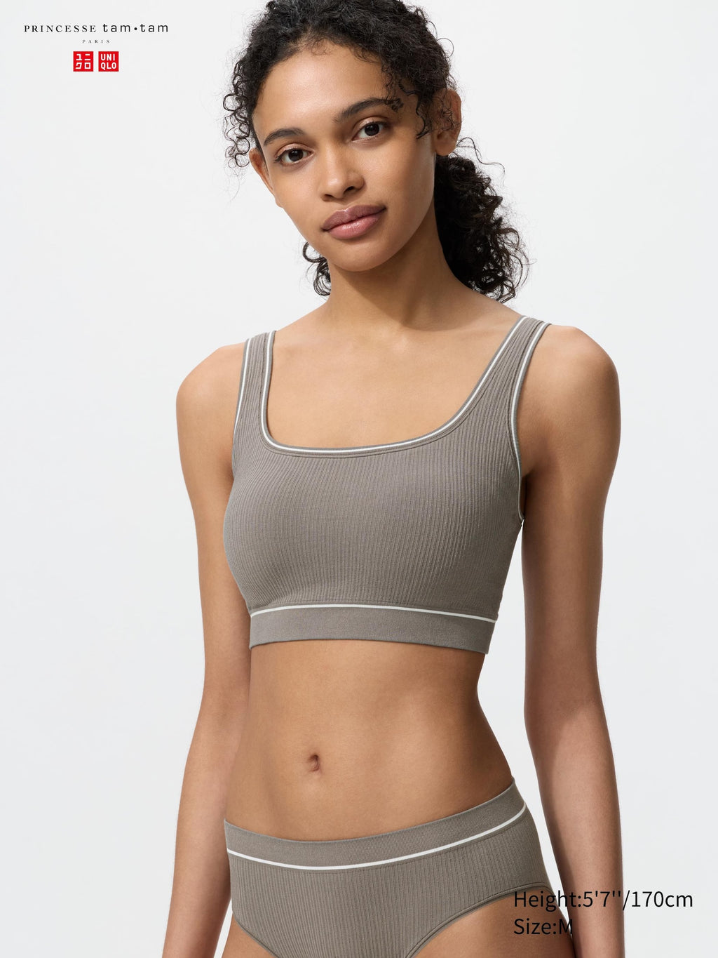 Square Neck Wireless Bra - OFF WHITE