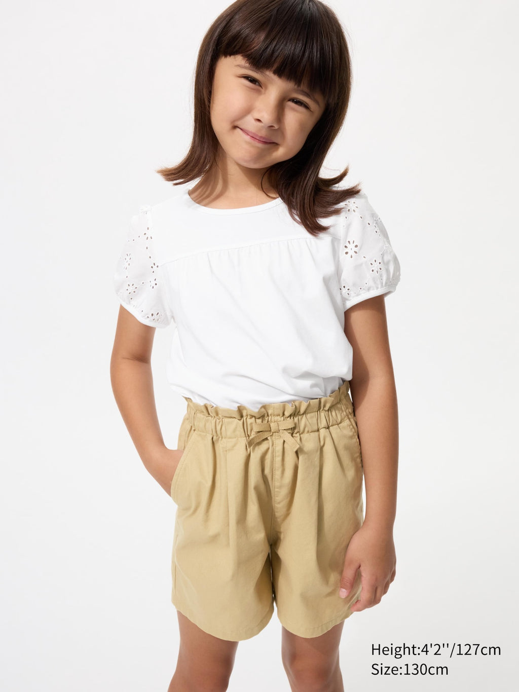 GIRLS Easy Shorts - OFF WHITE
