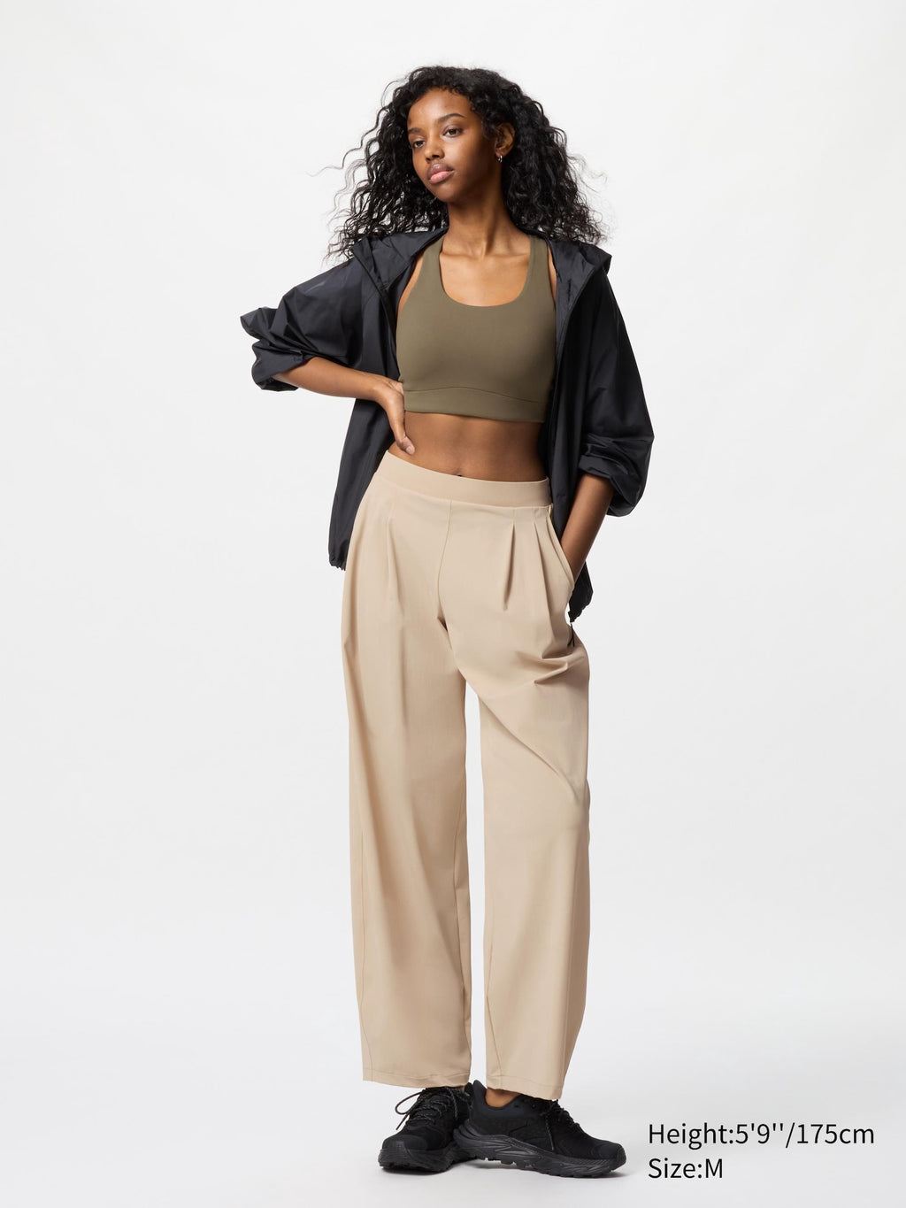 Ultra Stretch Active Wide Pants (Longer Length) - DARK GRAY