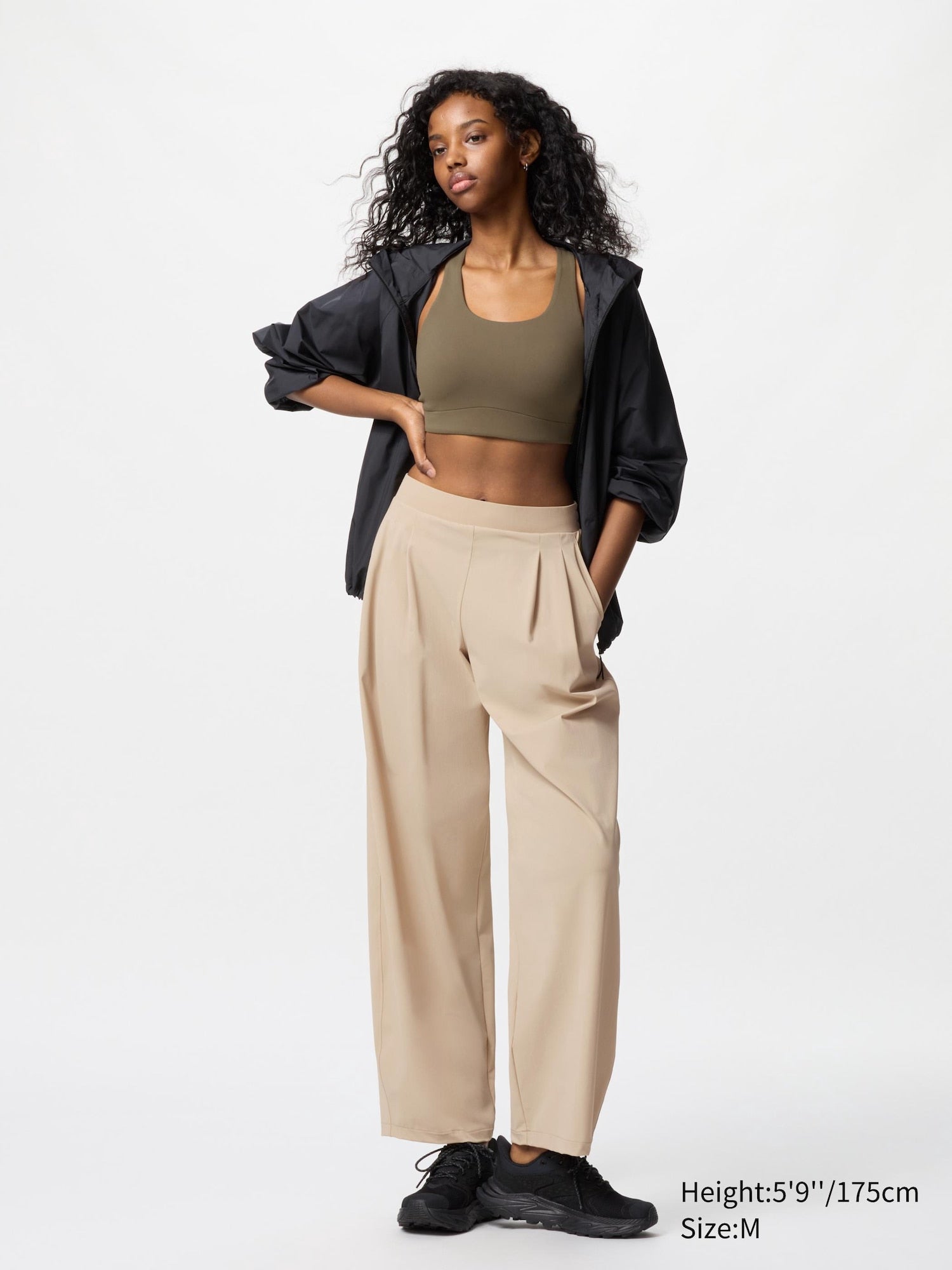 Ultra Stretch Active Wide Pants (Longer Length) - DARK GRAY