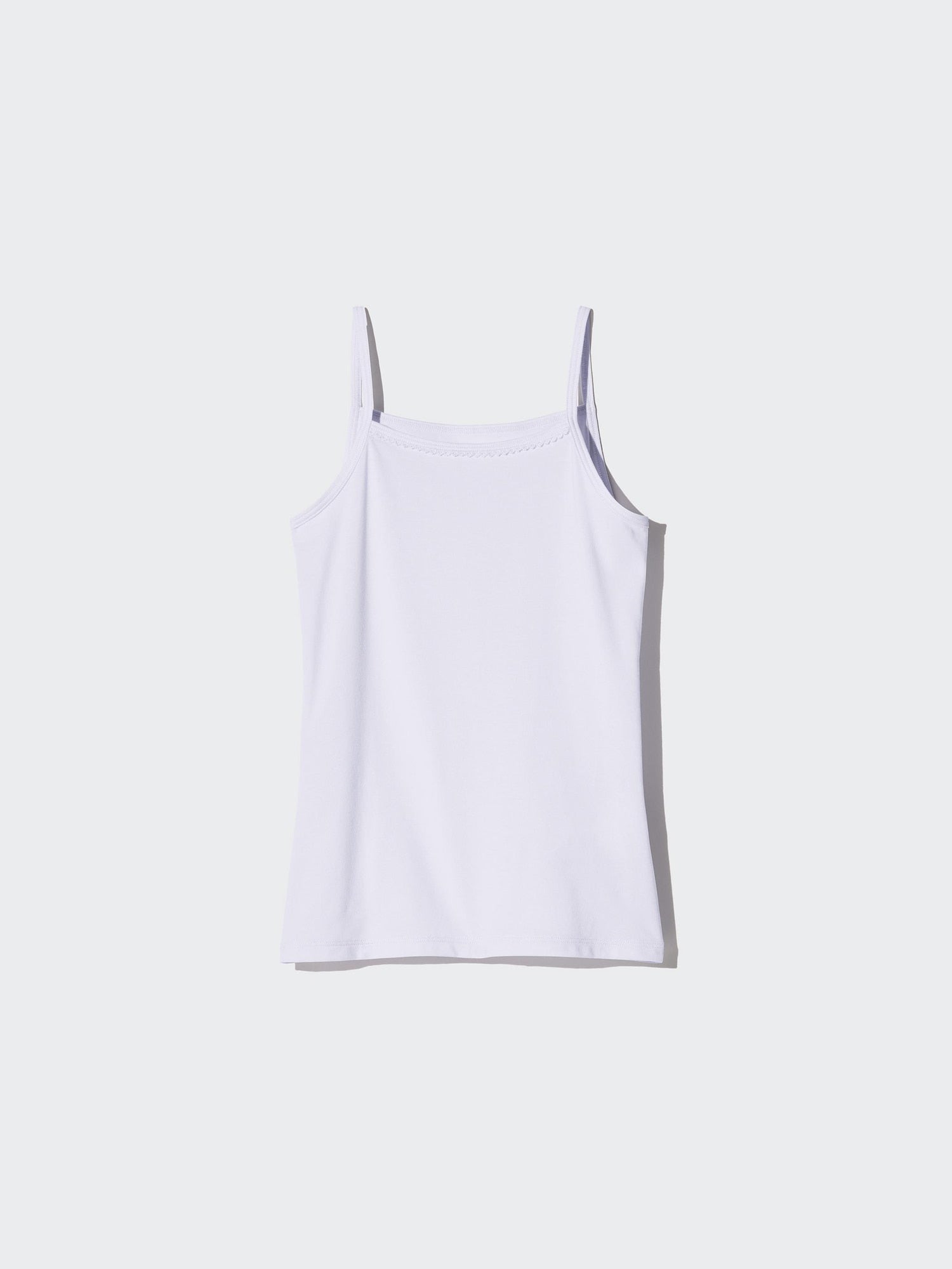 GIRLS AIRism Cotton Blend Camisole - WHITE