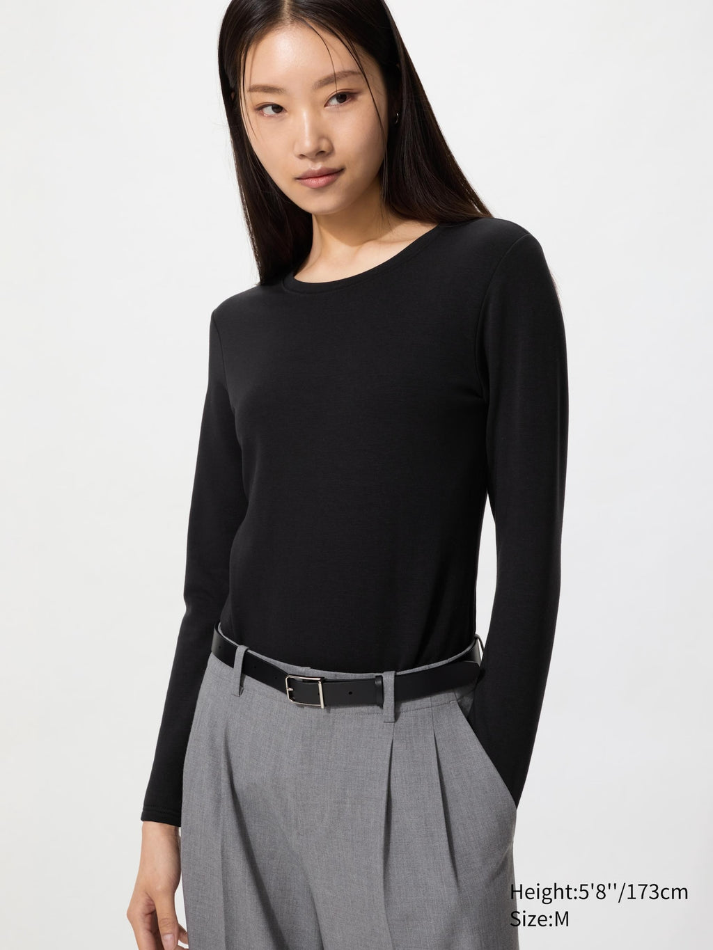 HEATTECH Ultra Warm Crew Neck T-Shirt - OFF WHITE