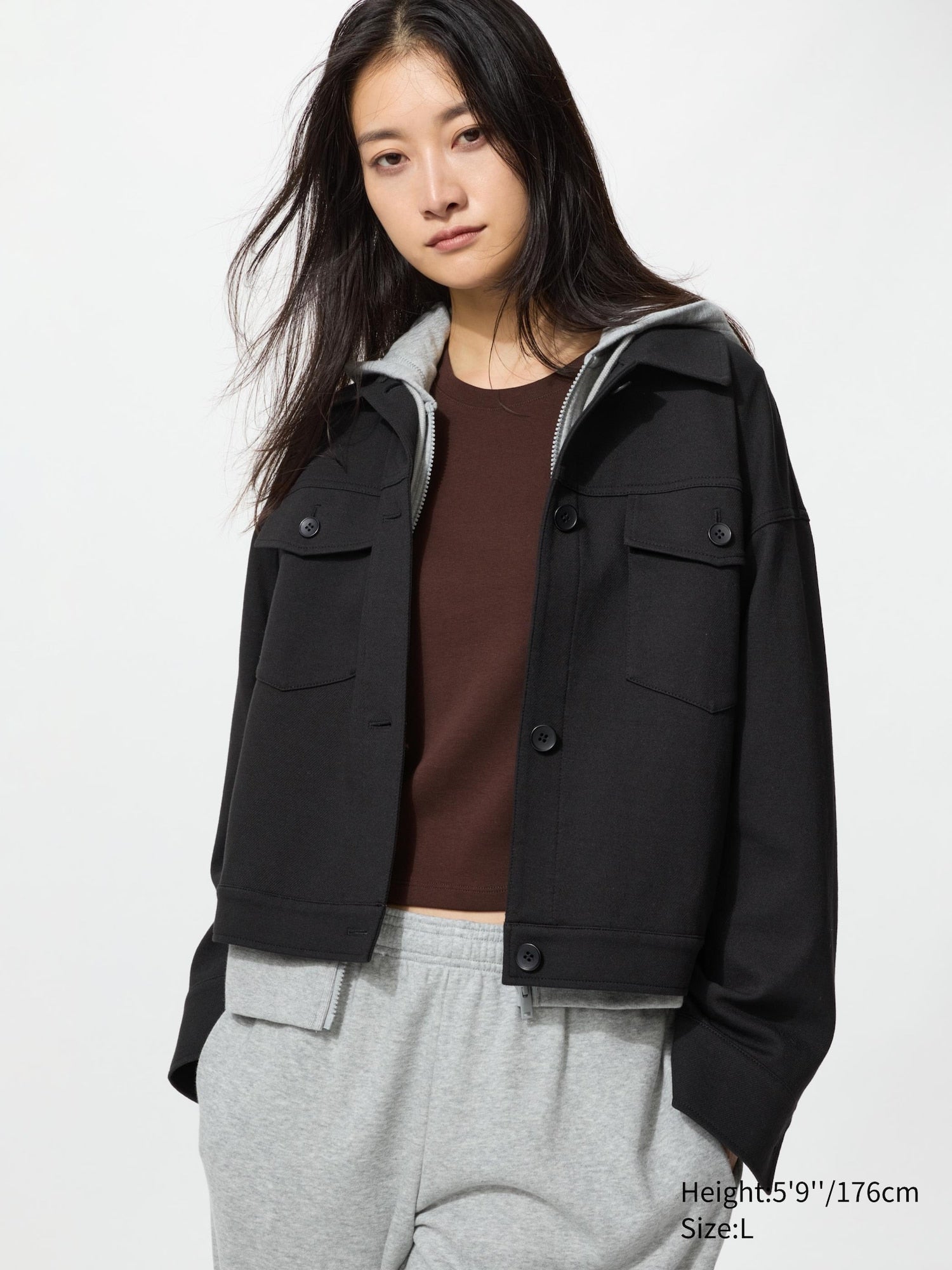 Jersey Relaxed Jacket - OFF WHITE