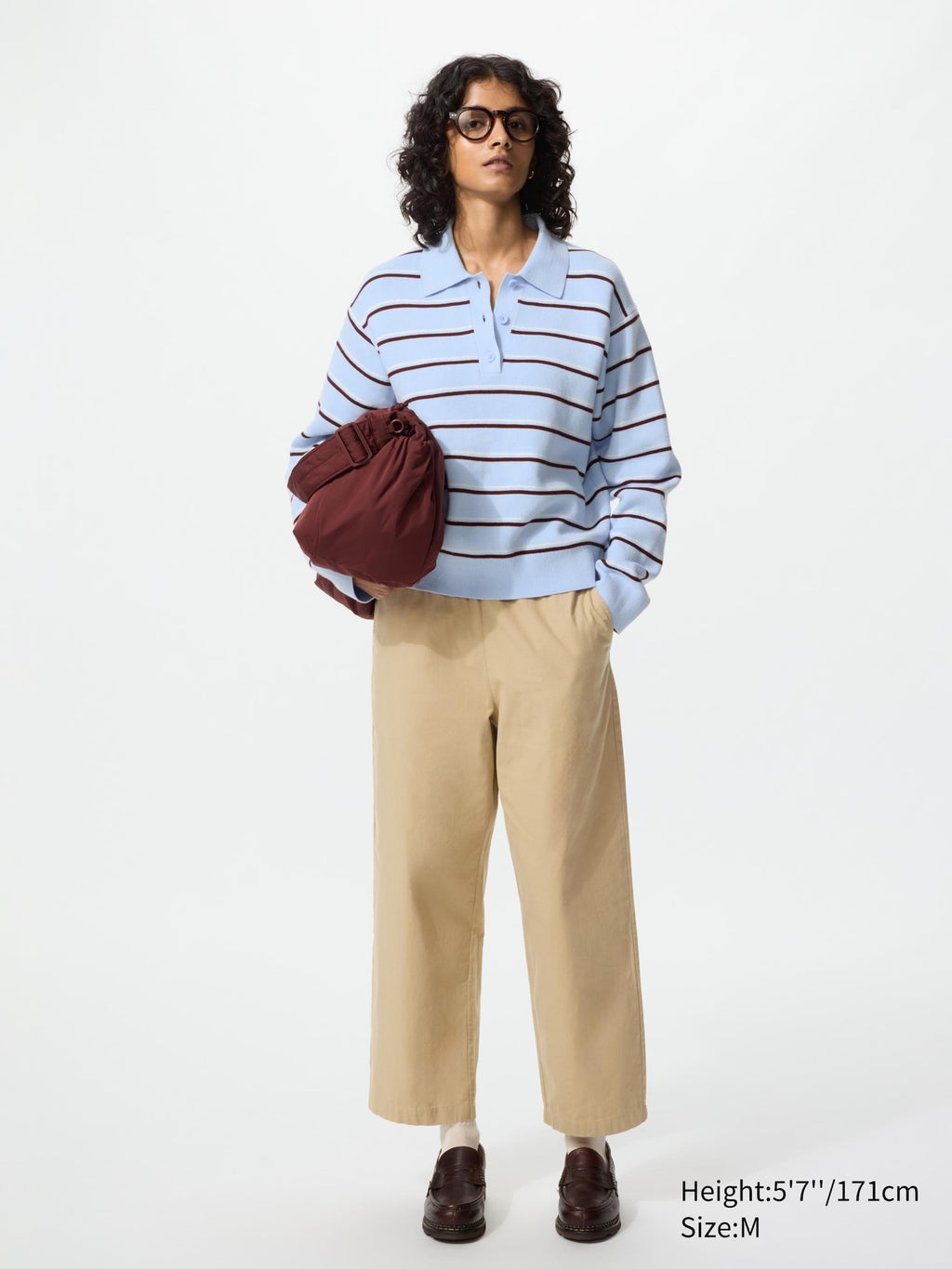 Cotton Relaxed Ankle Pants (Regular Length) - BLACK