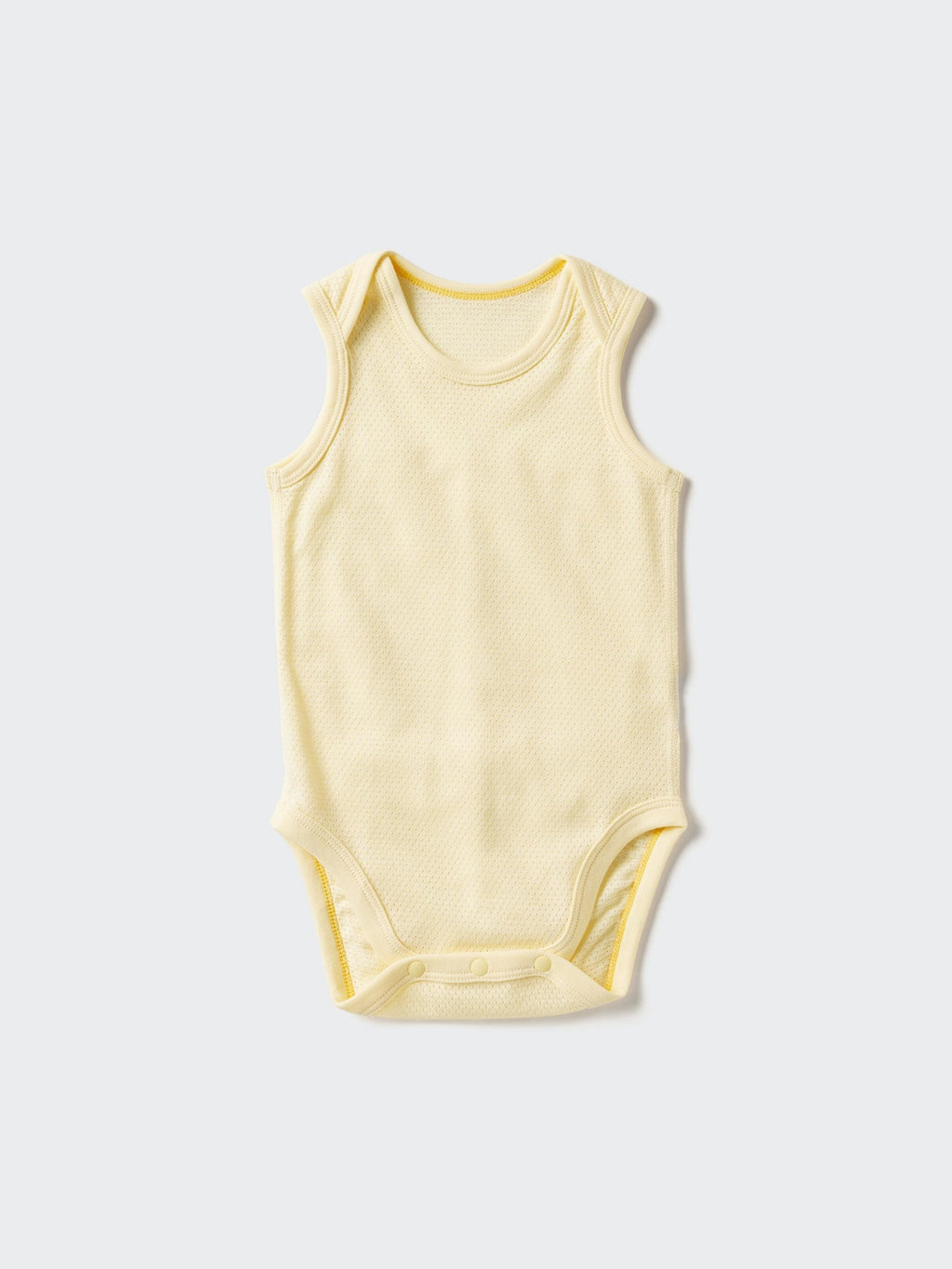 Cotton Mesh Bodysuit Sleeveless - PINK