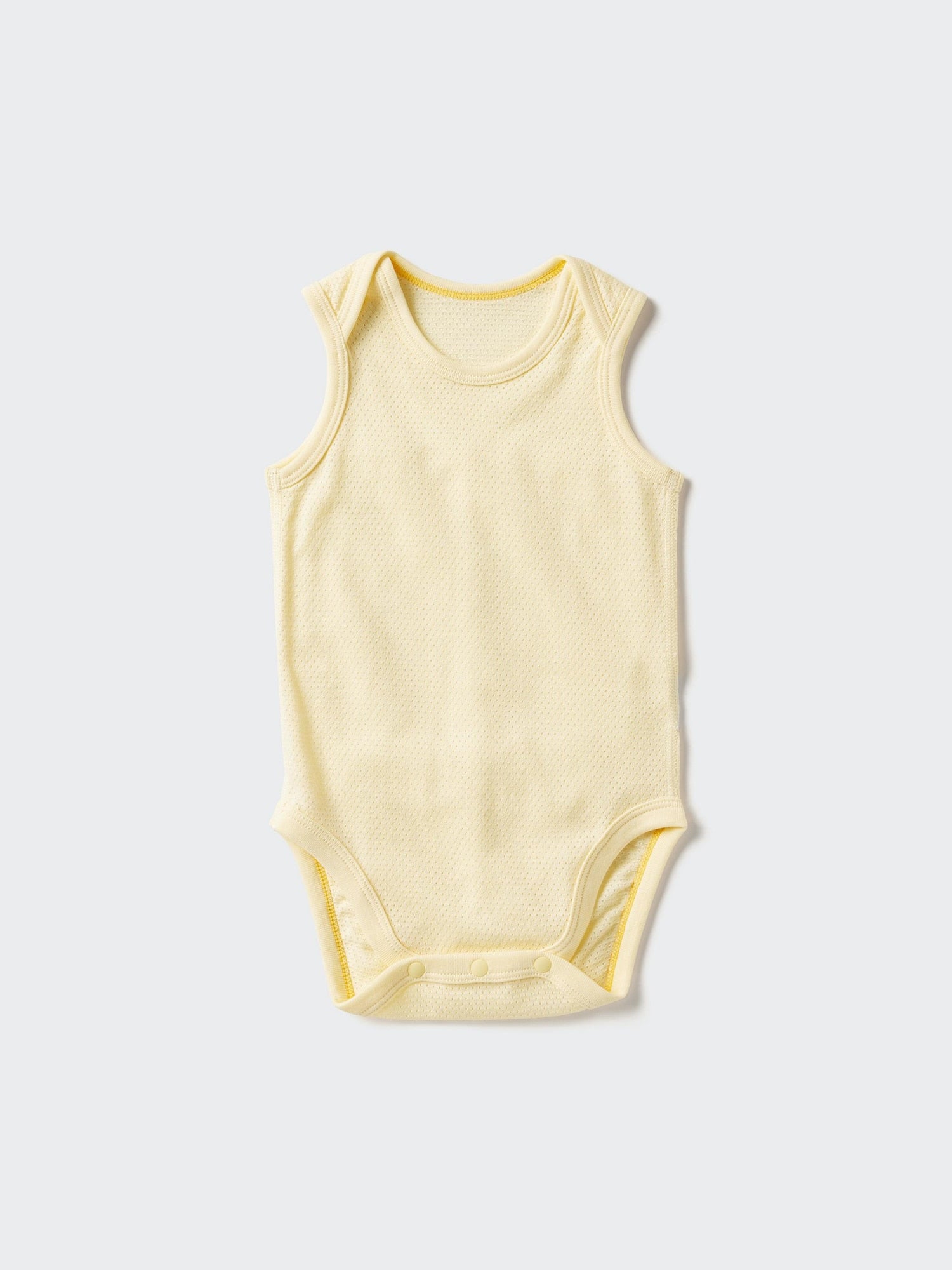 Cotton Mesh Bodysuit Sleeveless - PINK