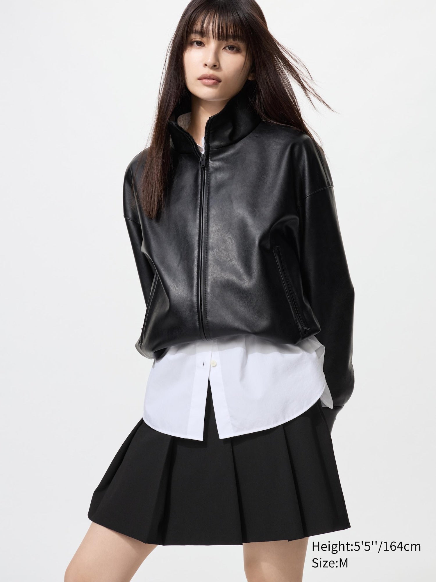 Pleated Skort - OFF WHITE