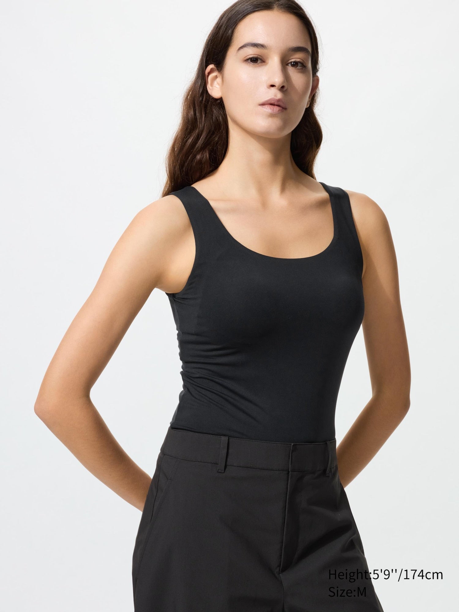 AIRism Bra Sleeveless Top - WHITE