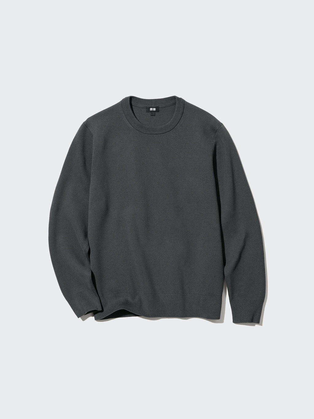 Washable Milano Ribbed Crew Neck Sweater - OFF WHITE