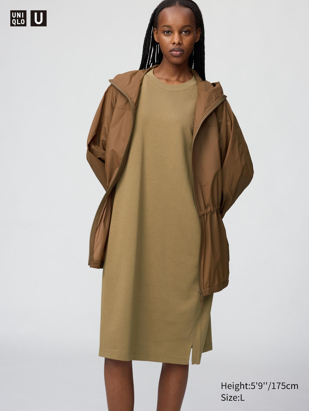 AIRism Cotton Relaxed Dress - BLACK