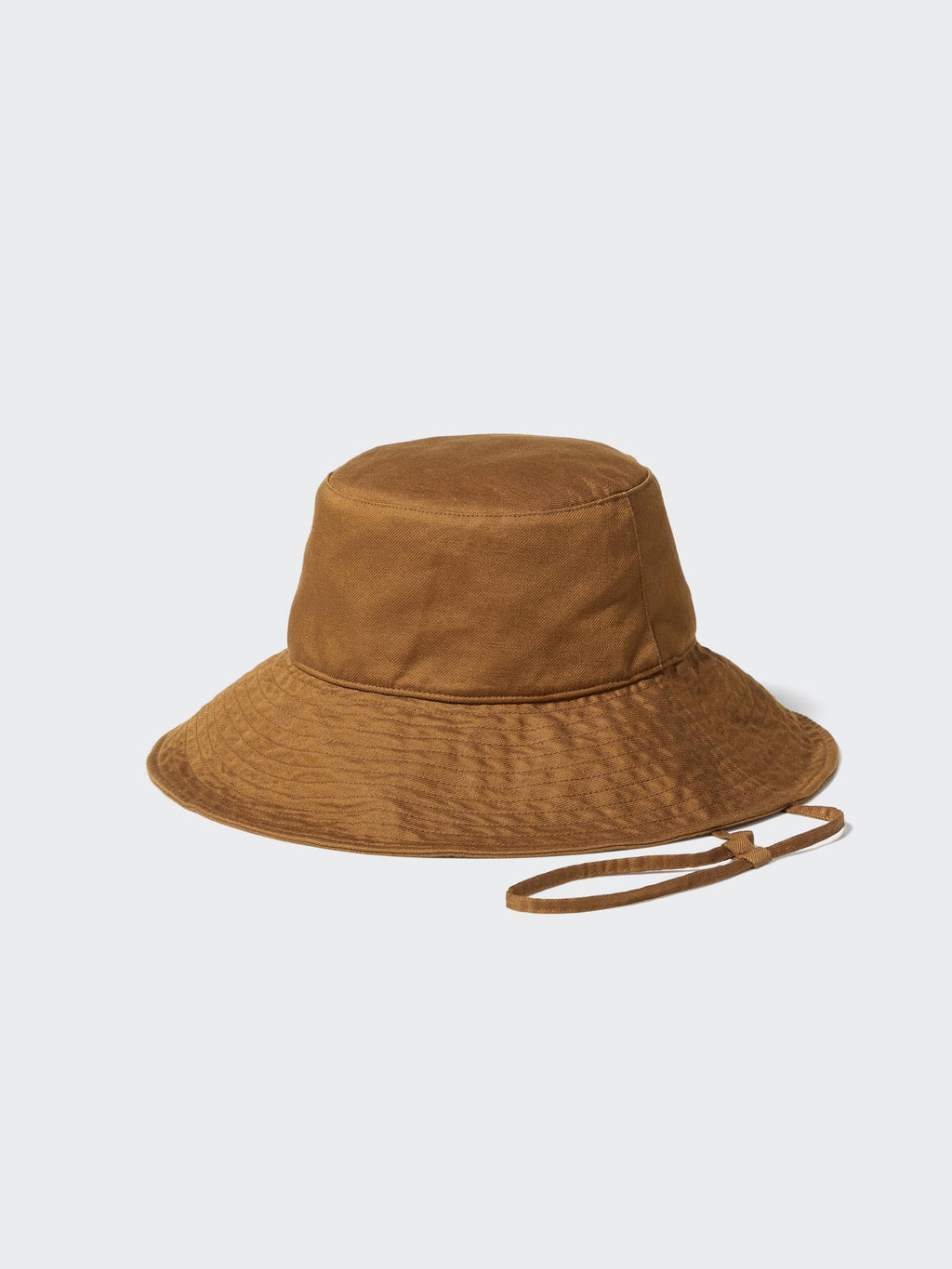 UV Protection Cotton Linen Wide Brim Hat - image 3