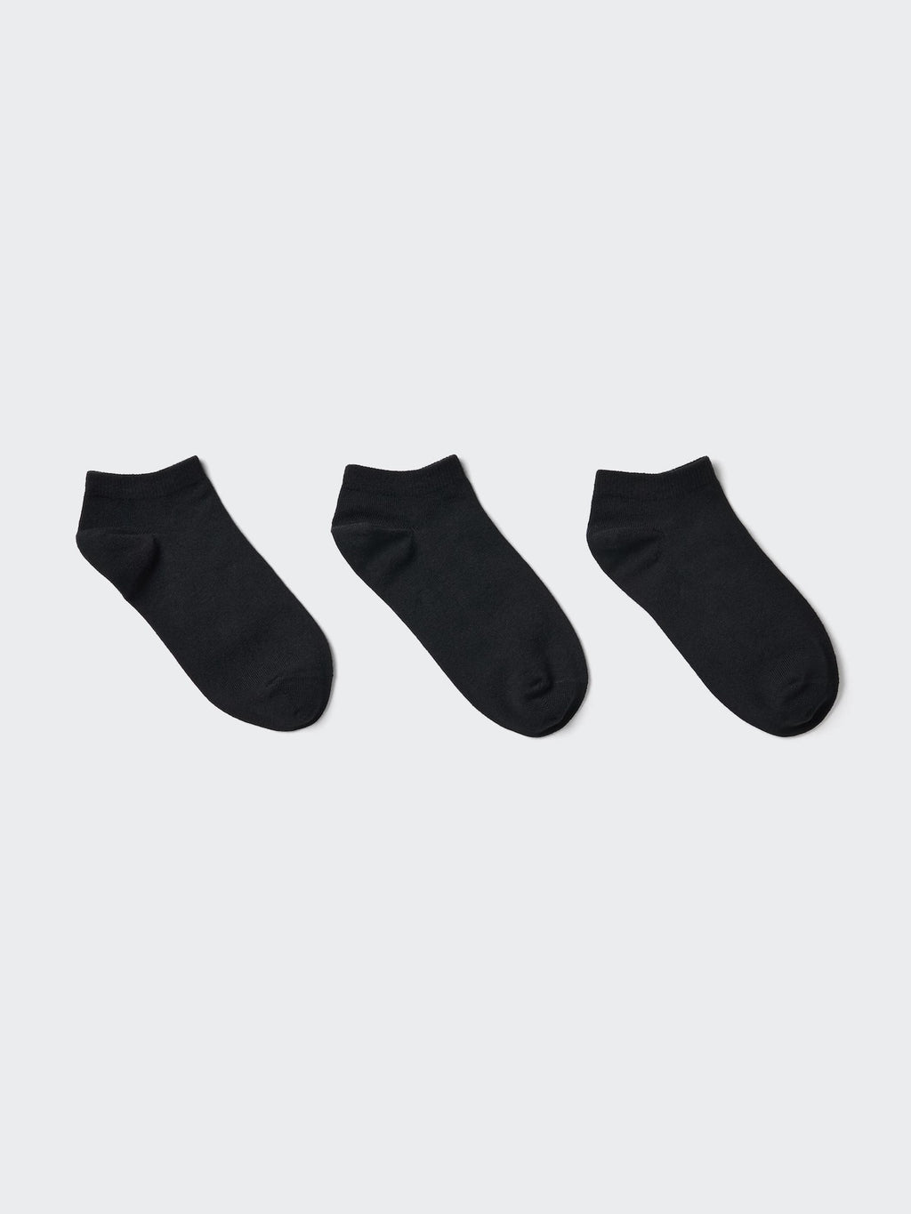 Short Socks 3 Pairs - BLACK