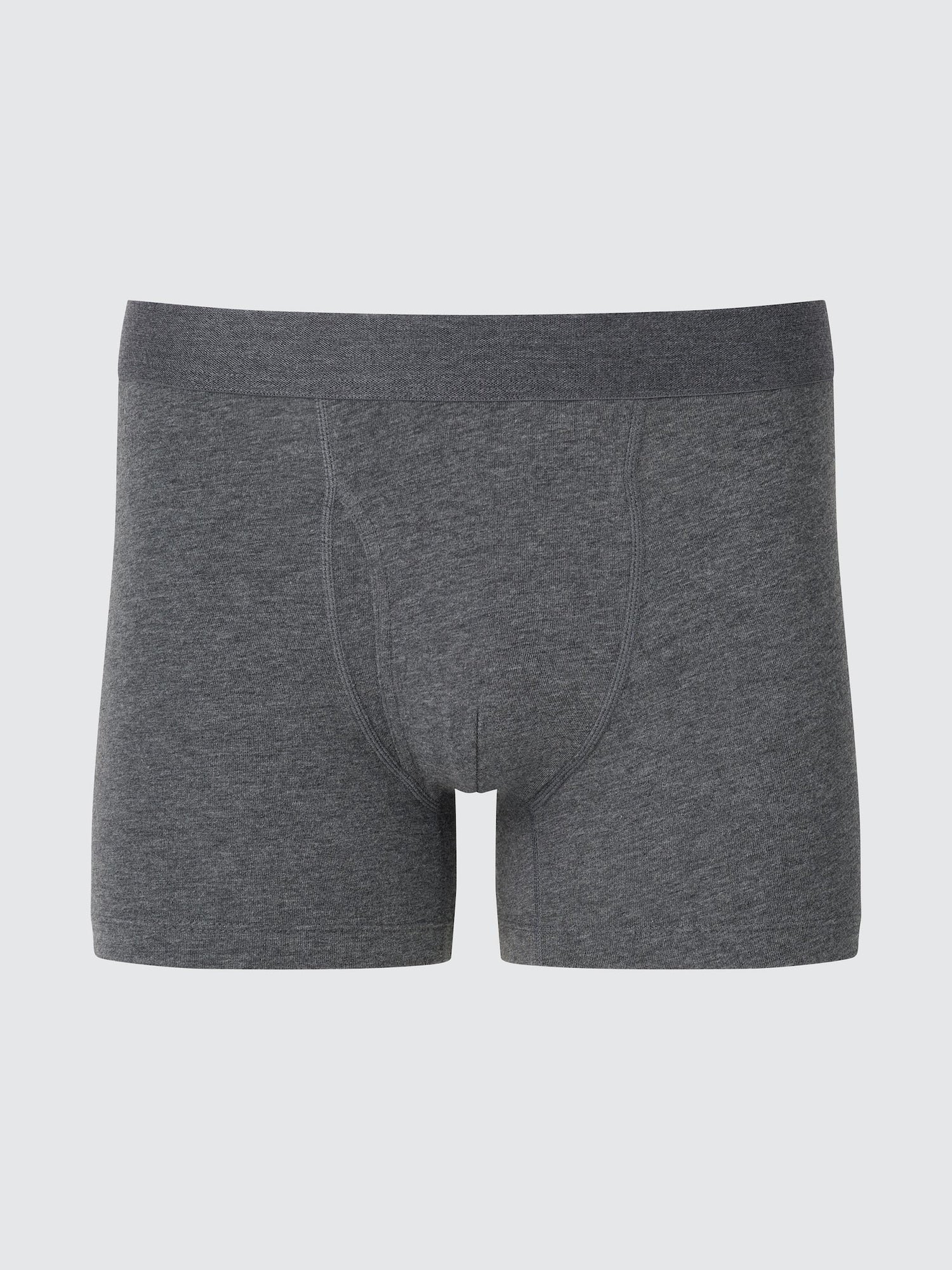 Cotton Boxer Briefs - GRAY
