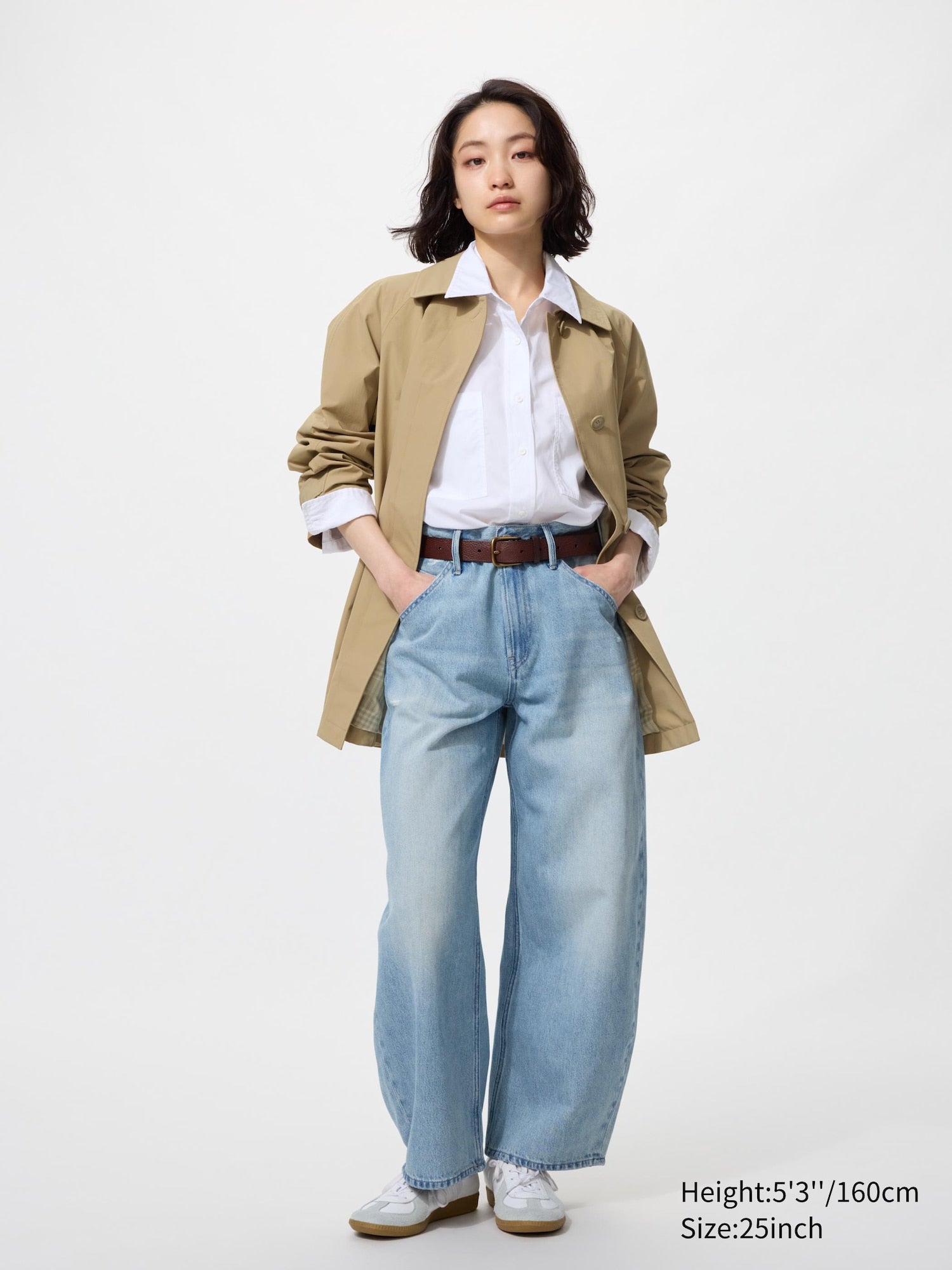 Baggy Curve Jeans - BLUE