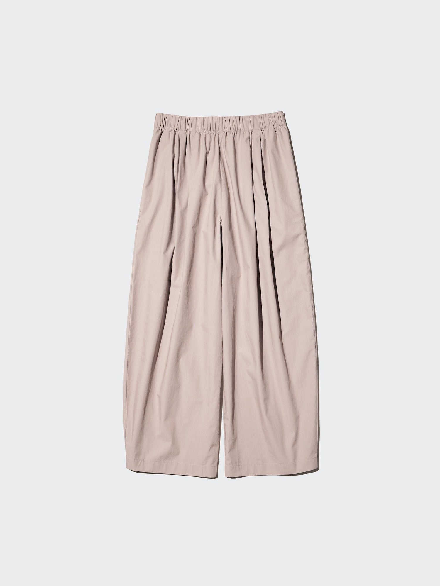 Cotton Volume Easy Pants - GRAY