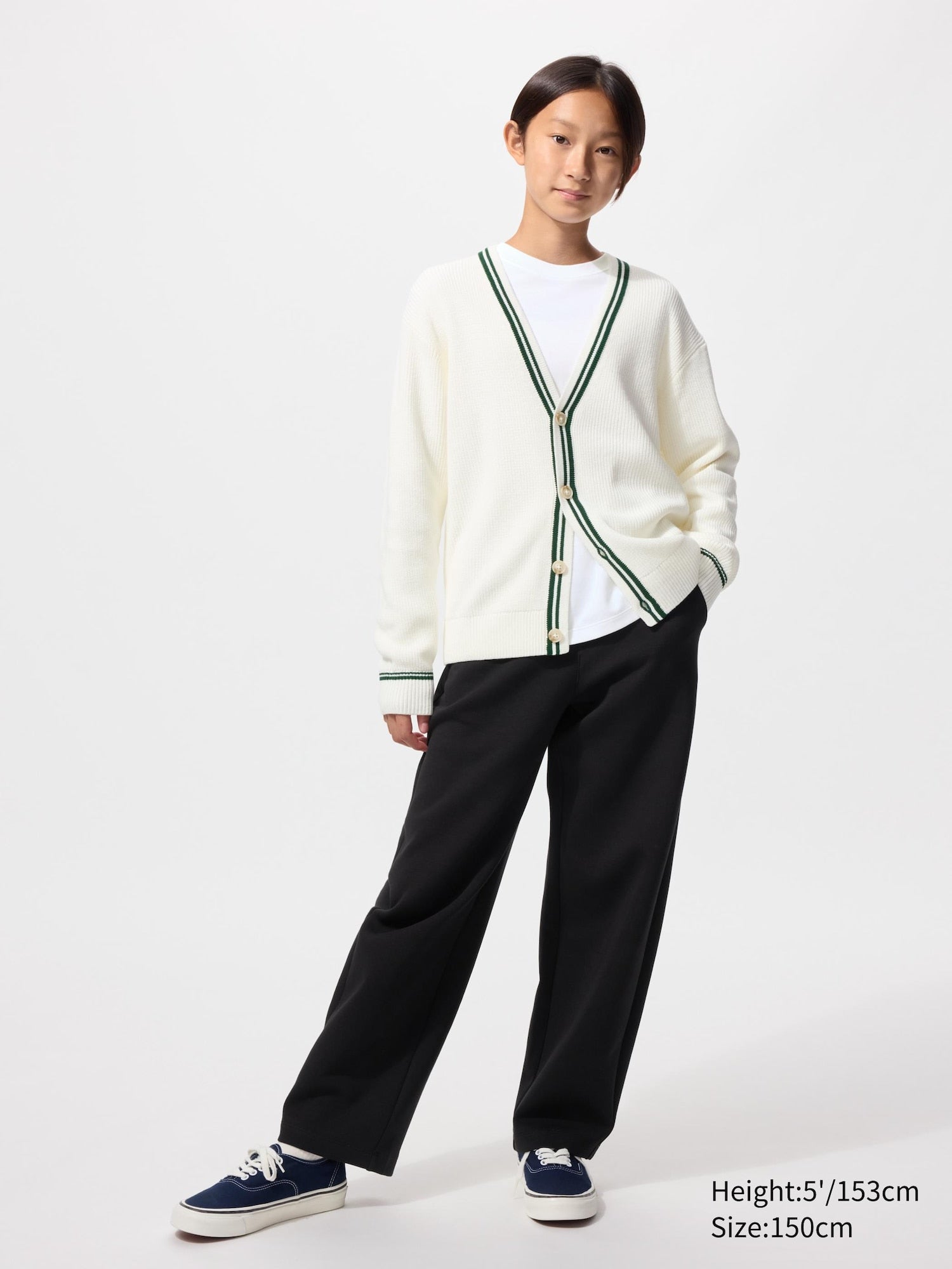 GIRLS Dry Sweat Curve Pants - OFF WHITE