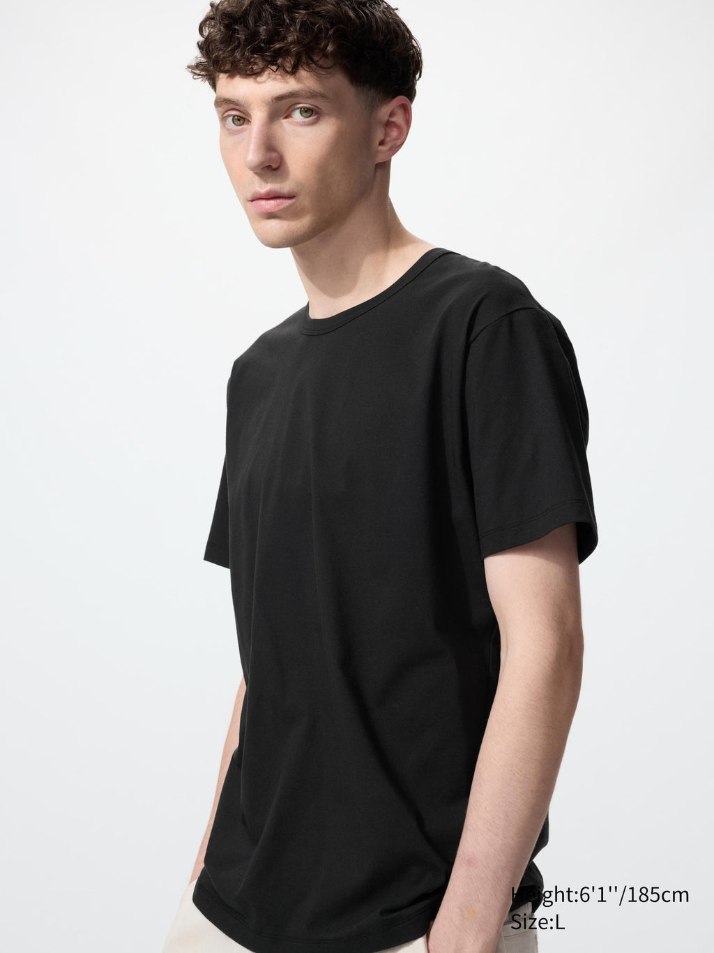 AIRism Cotton Crew Neck T-Shirt - WHITE
