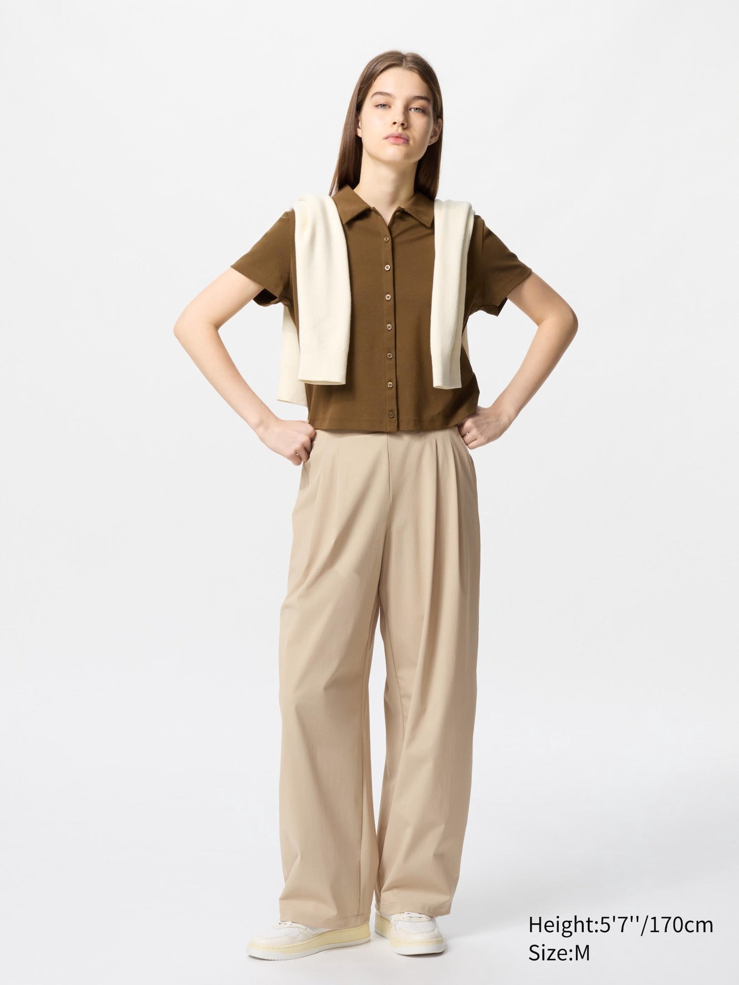 Ultra Stretch Active Wide Pants (Regular Length) - DARK GRAY