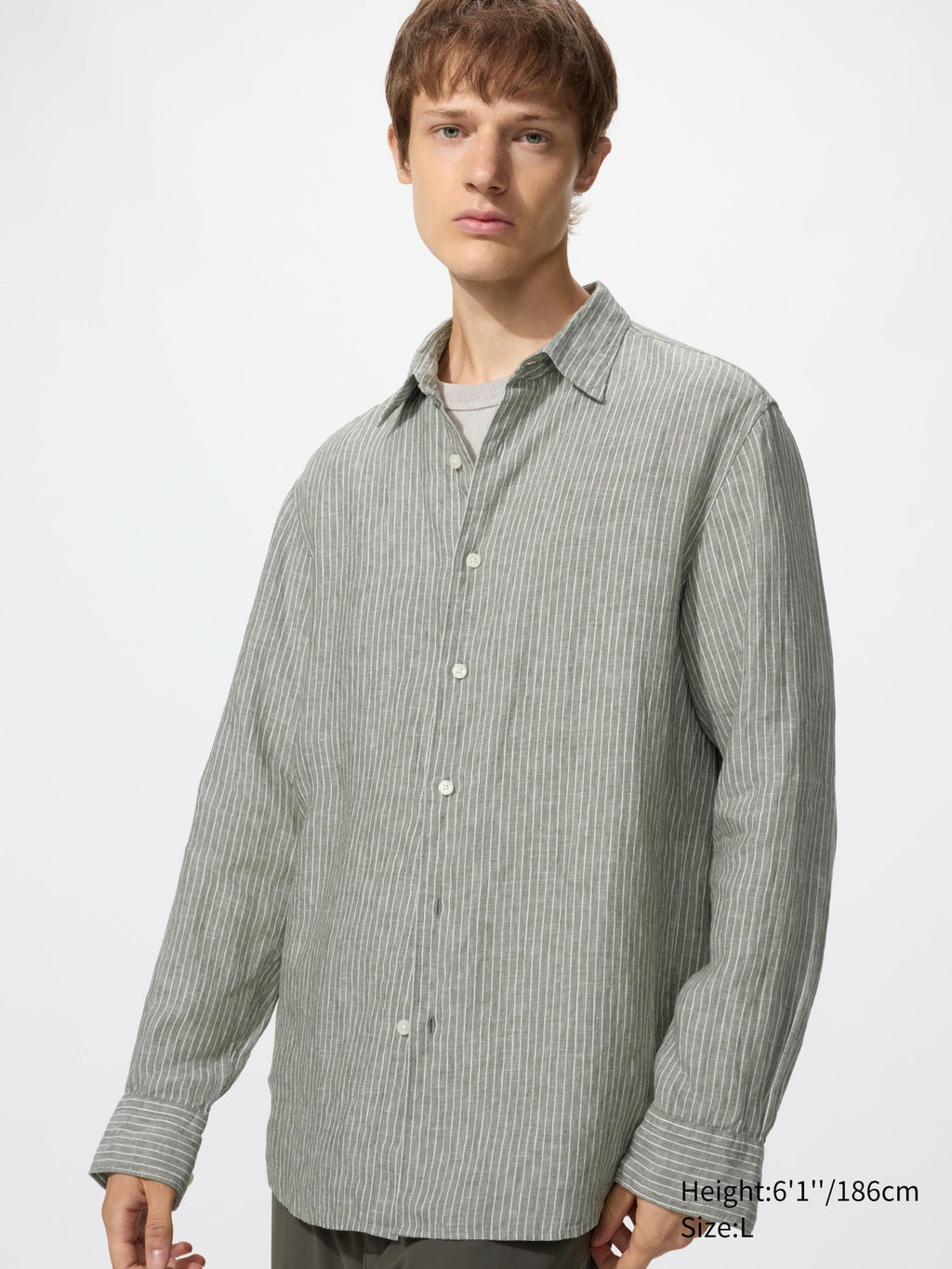 Premium Linen Shirt Long Sleeve - OFF WHITE