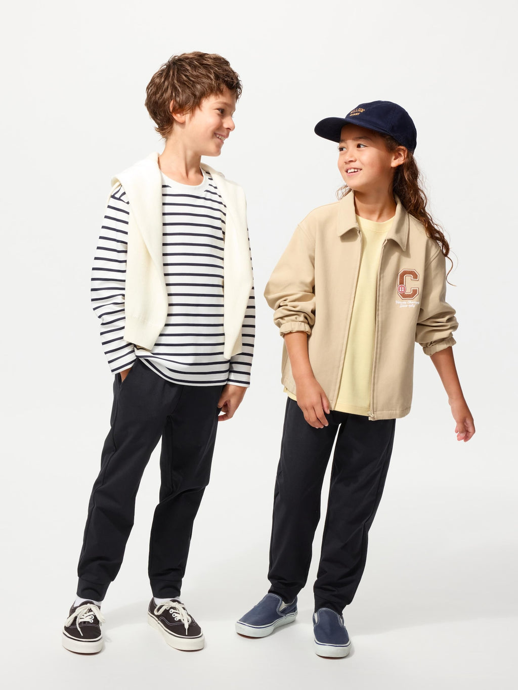 KIDS Ultra Stretch AIRism Jogger Pants - LIGHT GRAY