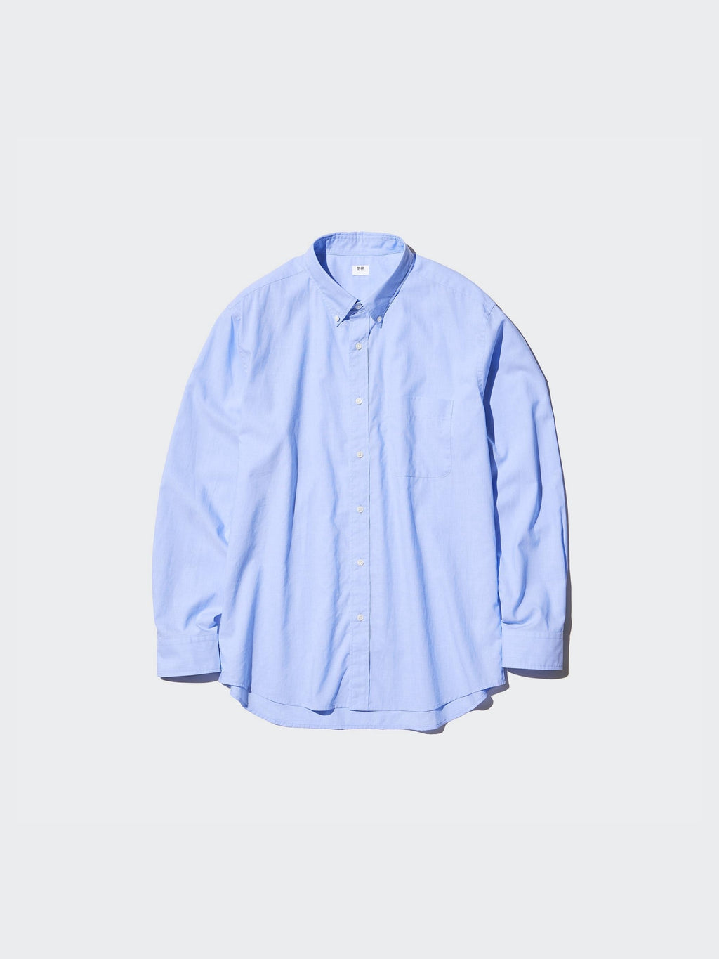 Extra Fine Cotton Broadcloth Long Sleeve Shirt - WHITE