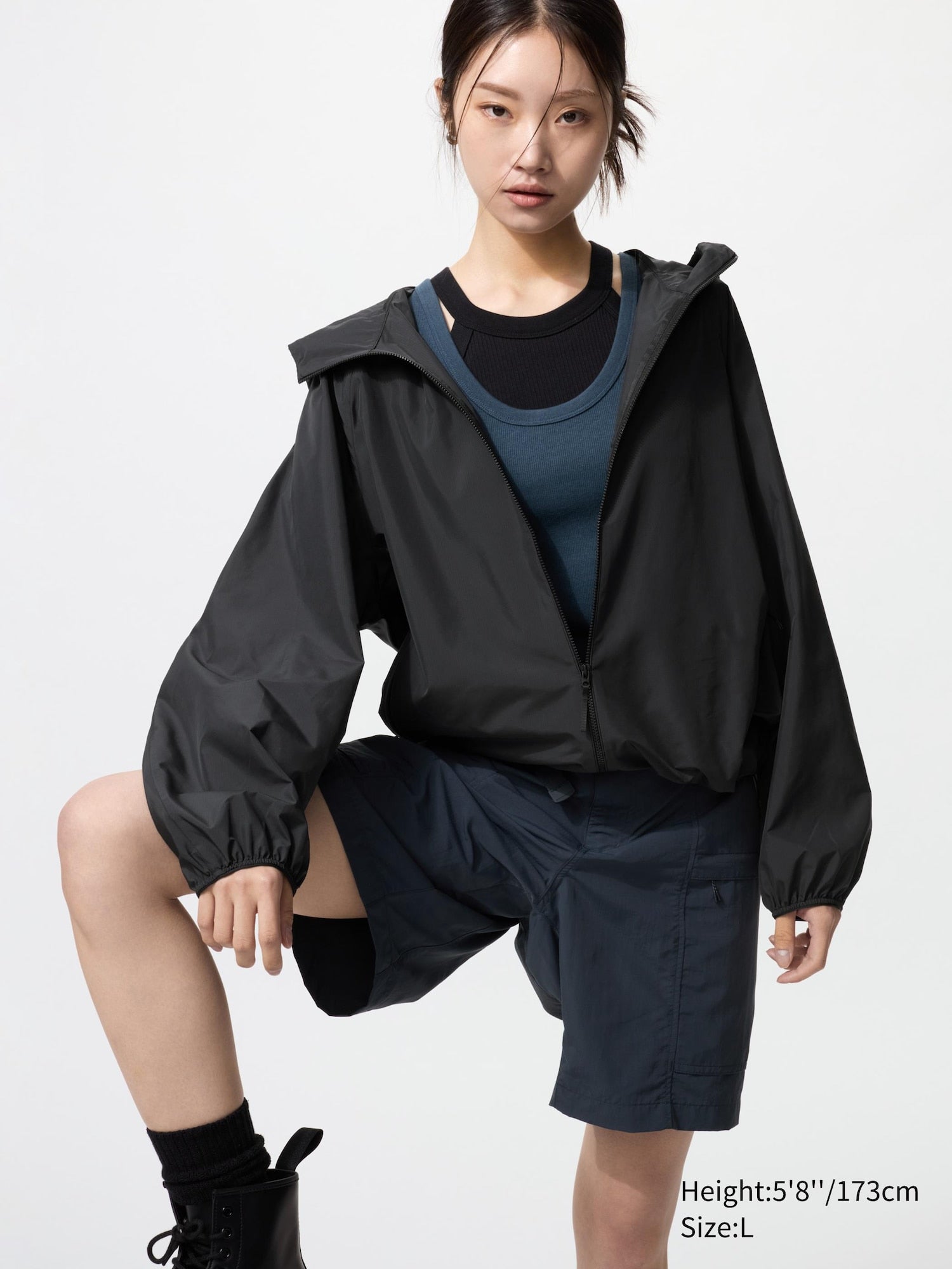 Pocketable UV Protection Parka - image 3