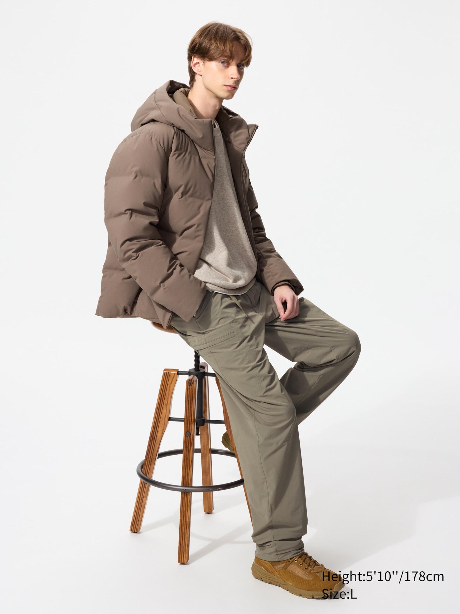 Warm Lined Pants (Longer Length) - GRAY