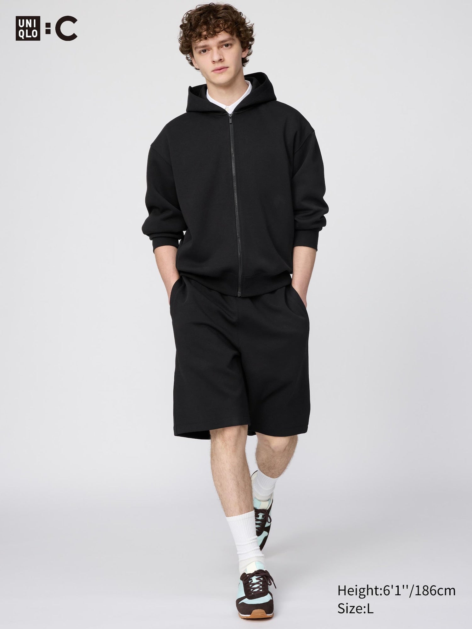 Sweat Wide Shorts - GRAY