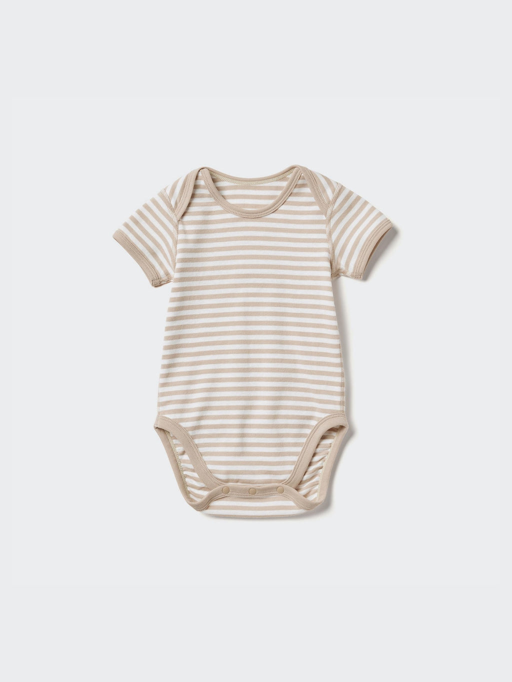Short Sleeve Bodysuit (Striped) - LIGHT GREEN
